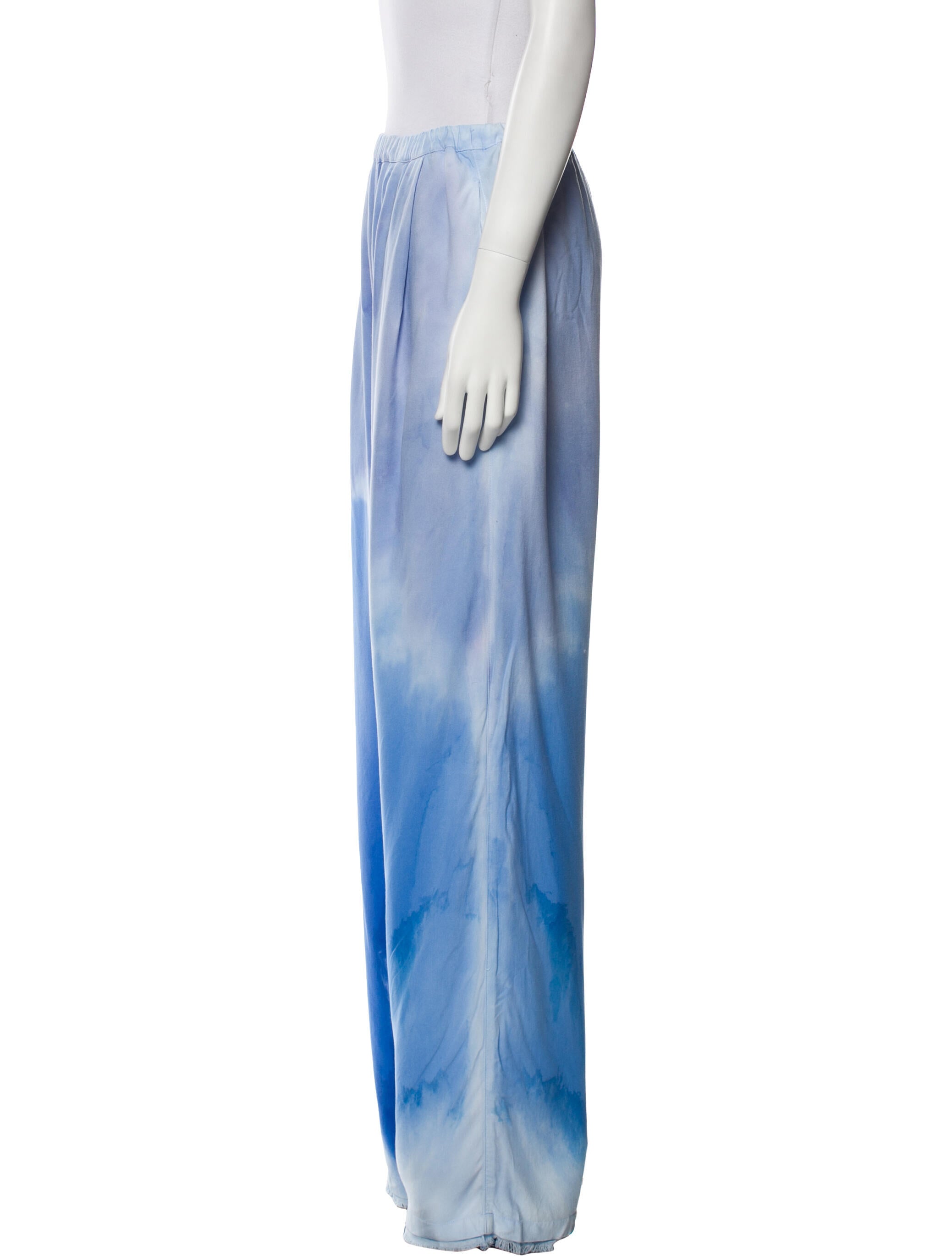 Raquel Allegra Printed Straight Leg Pants