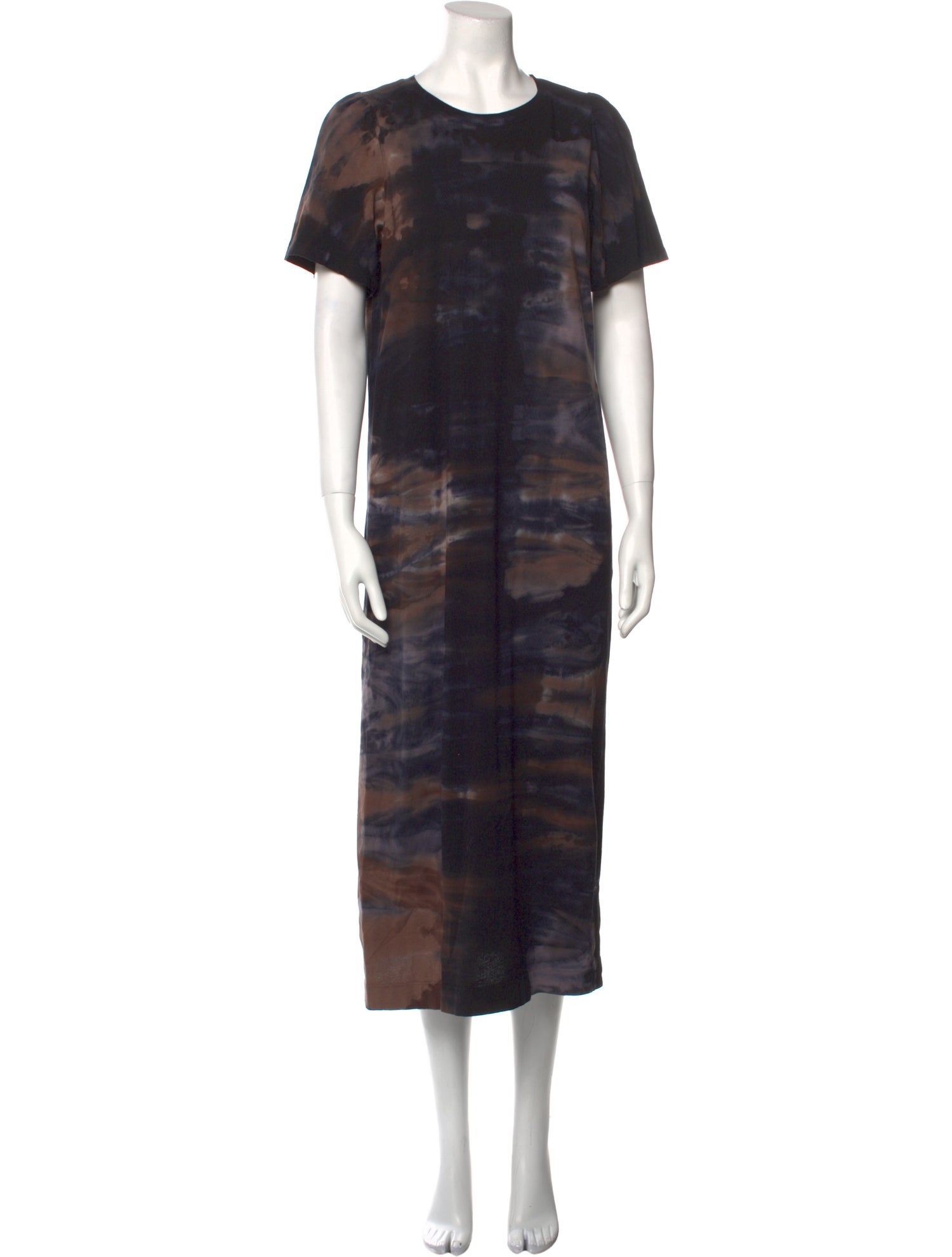 Raquel Allegra Tie-Dye Print Long Dress