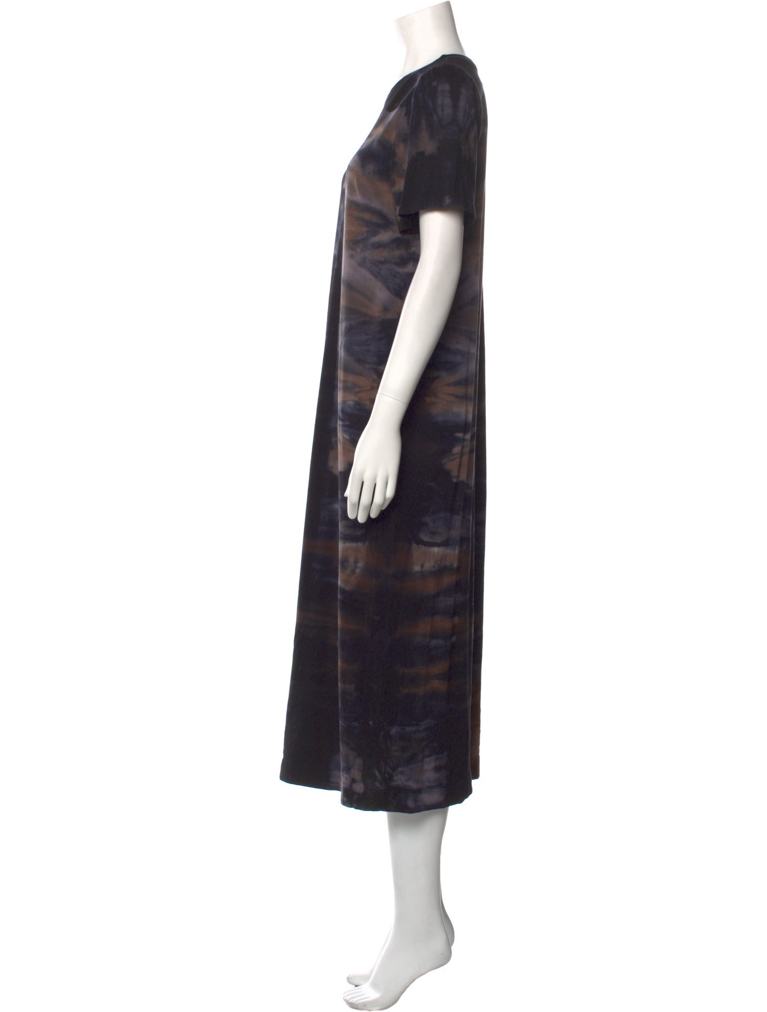 Raquel Allegra Tie-Dye Print Long Dress