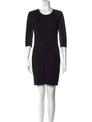 Raquel Allegra Dresses Leather Mini Dress L