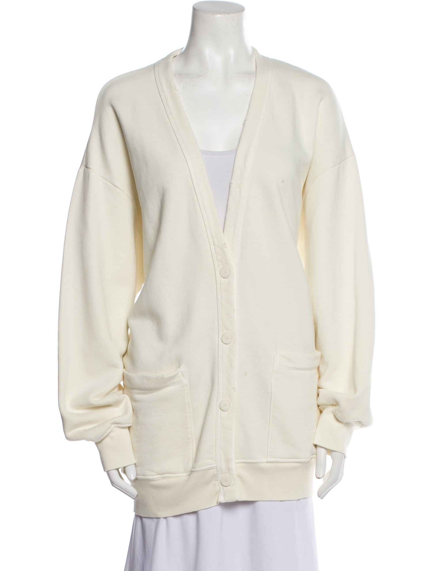 Raquel Allegra Plunge Neckline Sweater