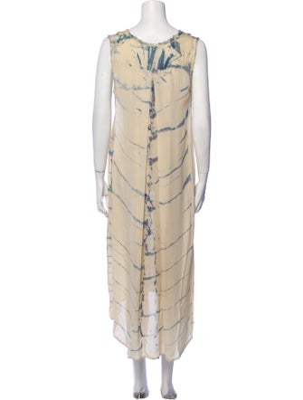 Raquel Allegra Silk Long Dress
