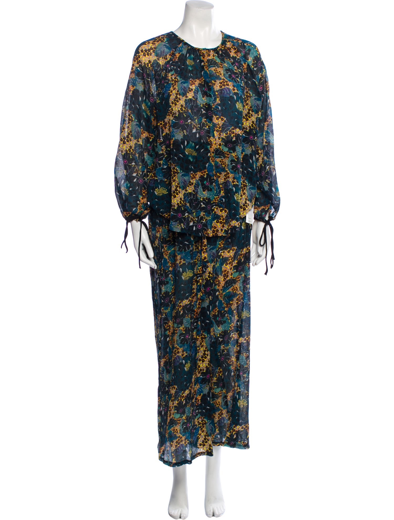 Raquel Allegra Printed Pant Set