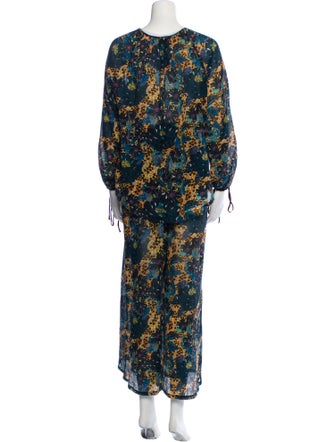 Raquel Allegra Printed Pant Set