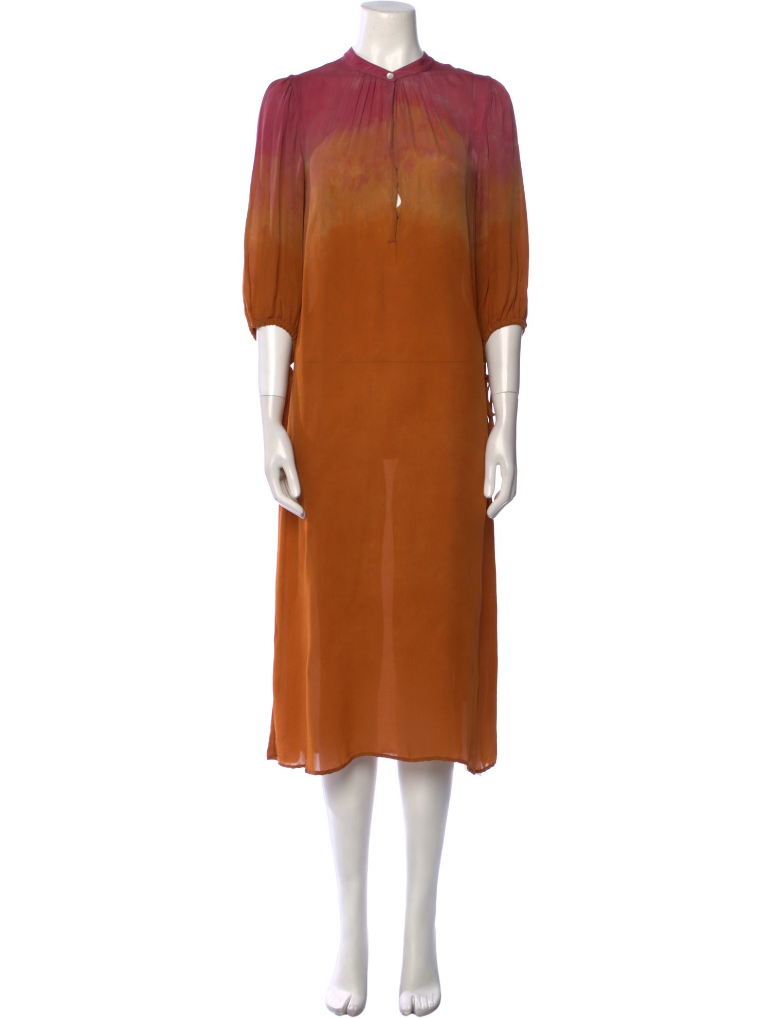 Raquel Allegra Silk Long Dress