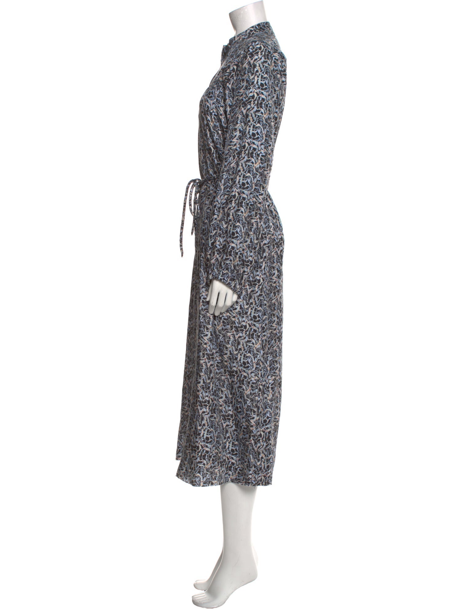 Raquel Allegra Silk Knee-Length Dress