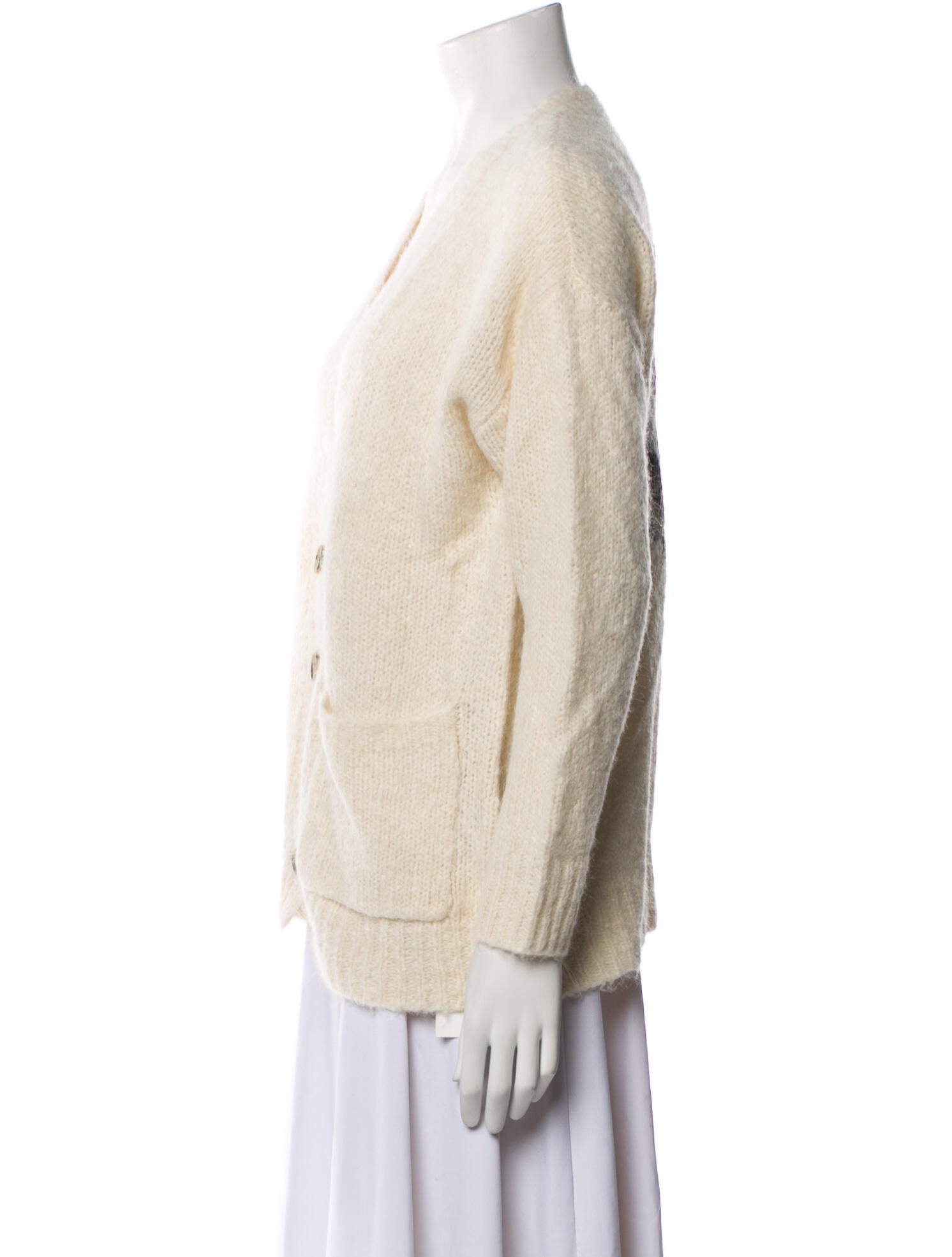 Raquel Allegra Plunge Neckline Sweater