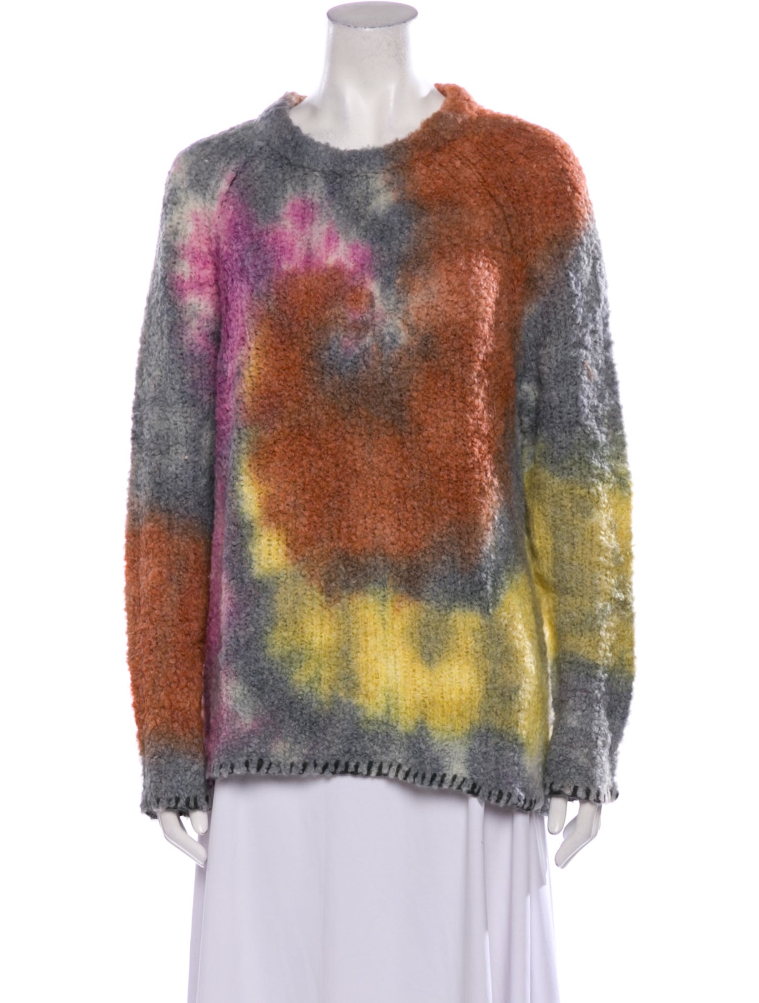 Raquel Allegra Alpaca Printed Sweater