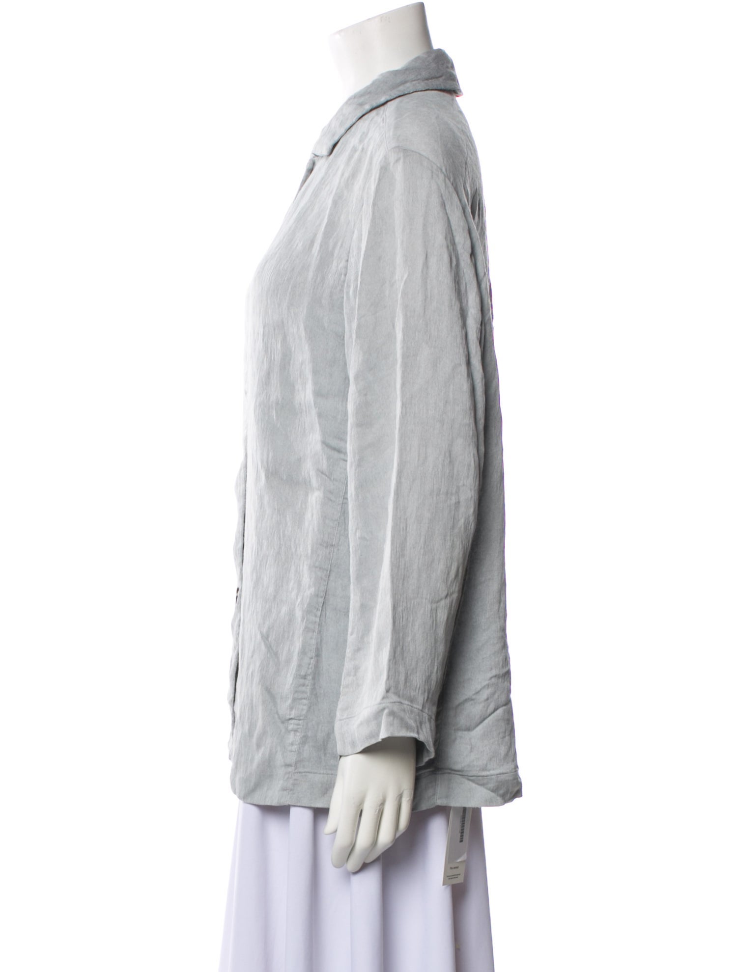 Raquel Allegra Long Sleeve Button-Up Top