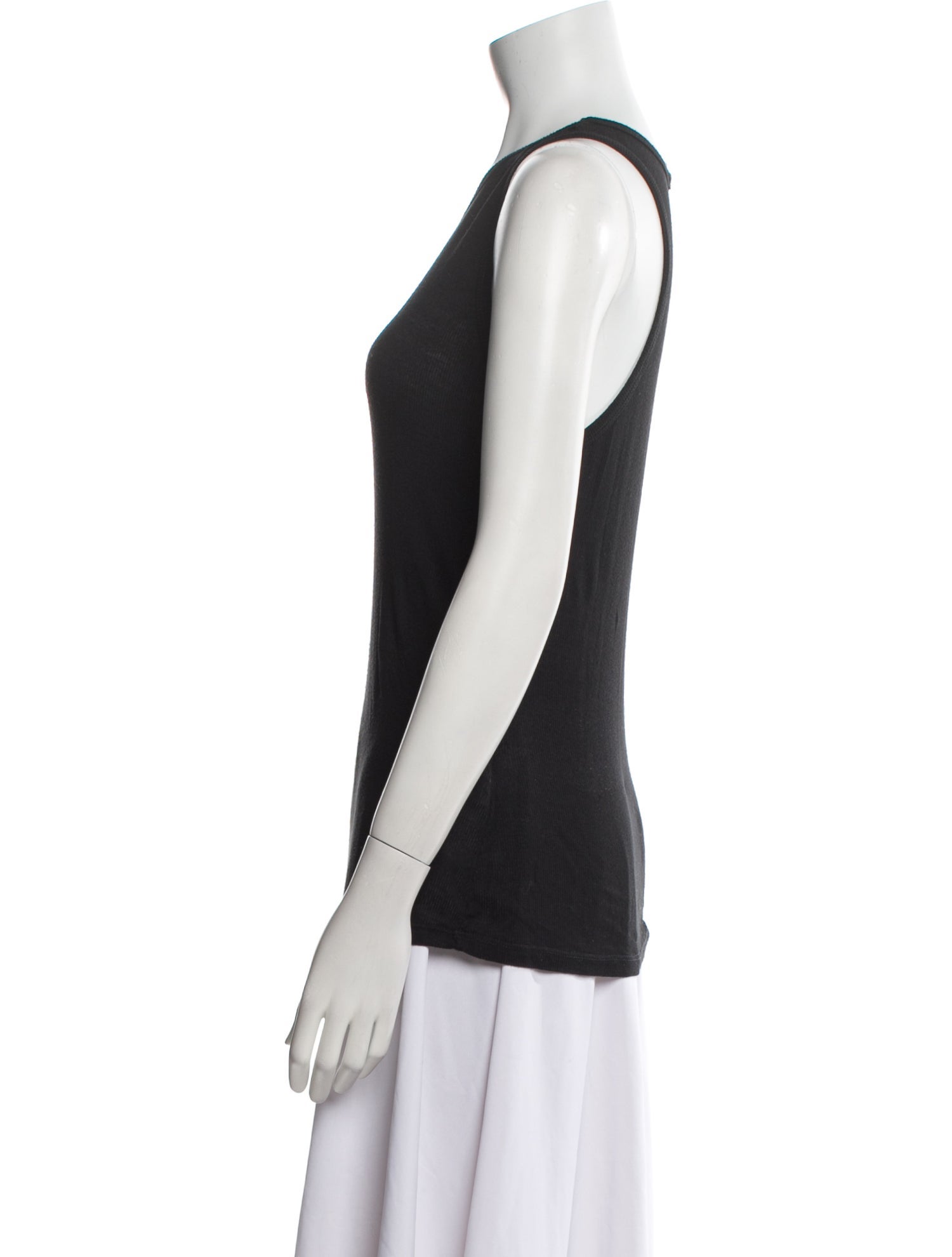 Raquel Allegra Scoop Neck Sleeveless Top