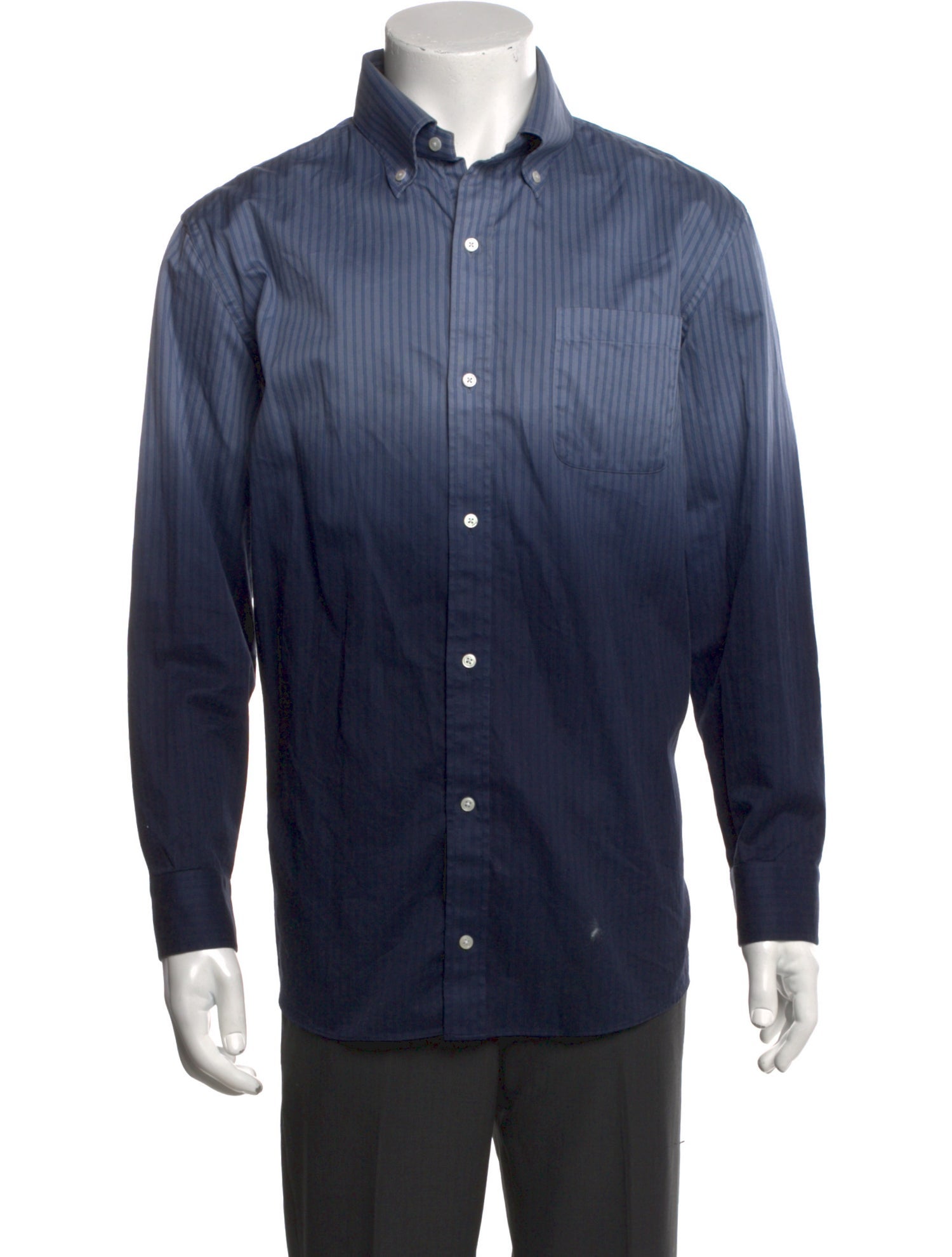 Raquel Allegra Printed Long Sleeve Dress Shirt