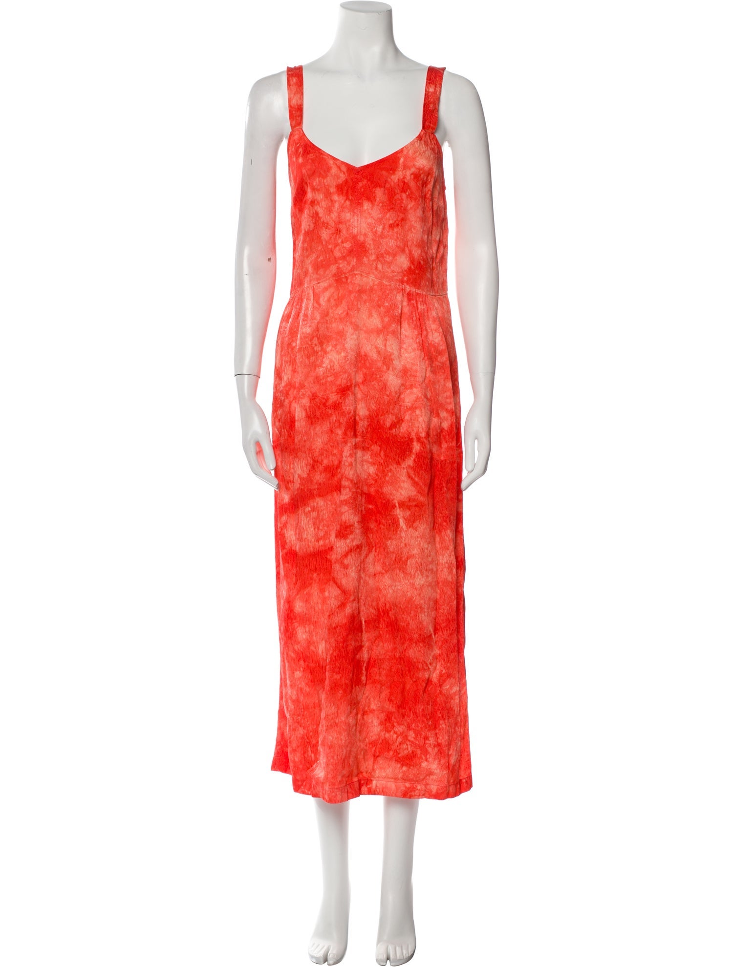 Raquel Allegra Tie-Dye Print Long Dress