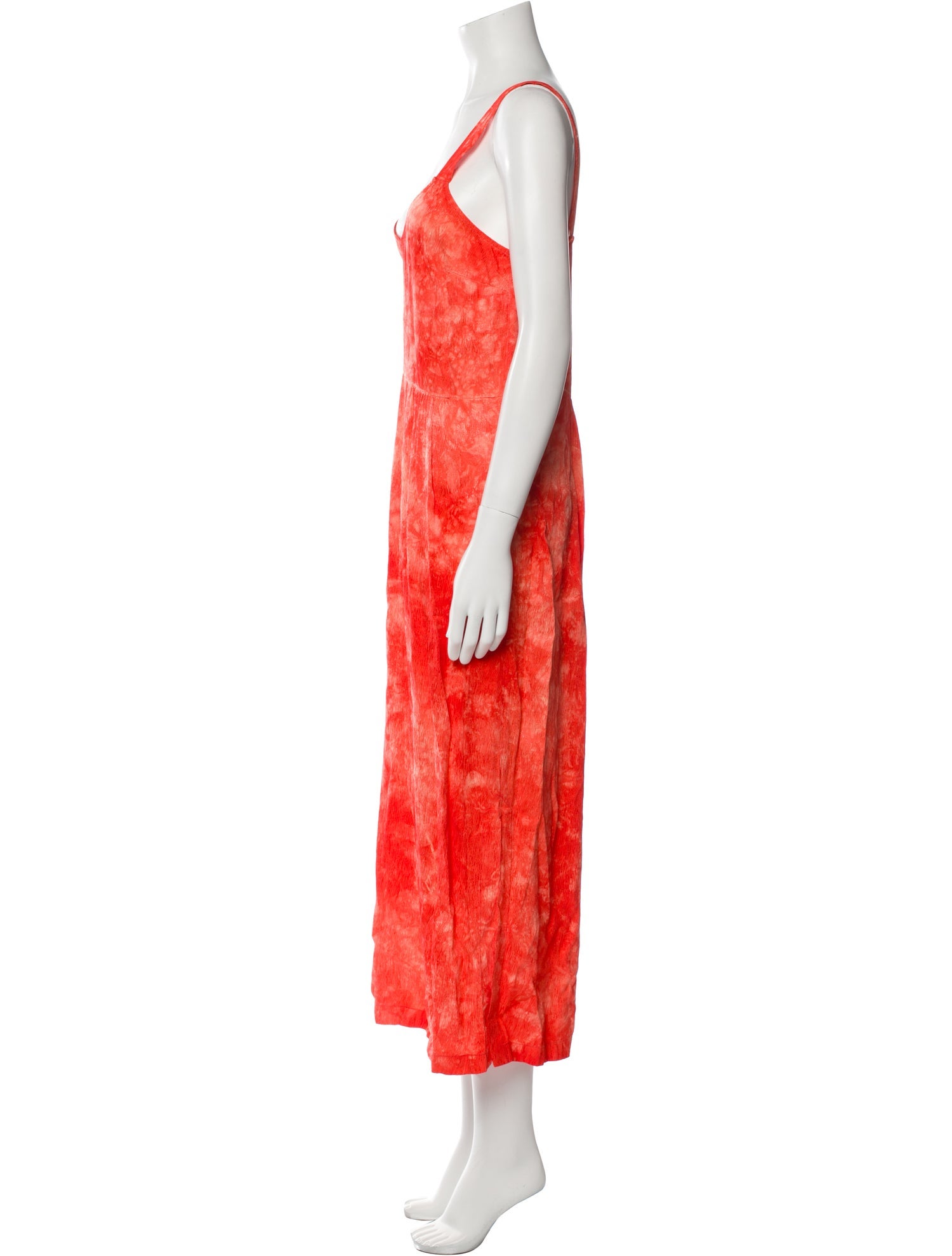Raquel Allegra Tie-Dye Print Long Dress