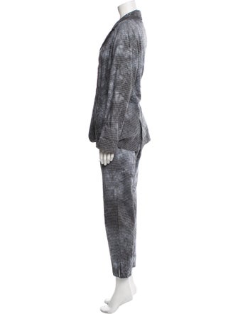 Raquel Allegra Tie-Dye Print Pant Set