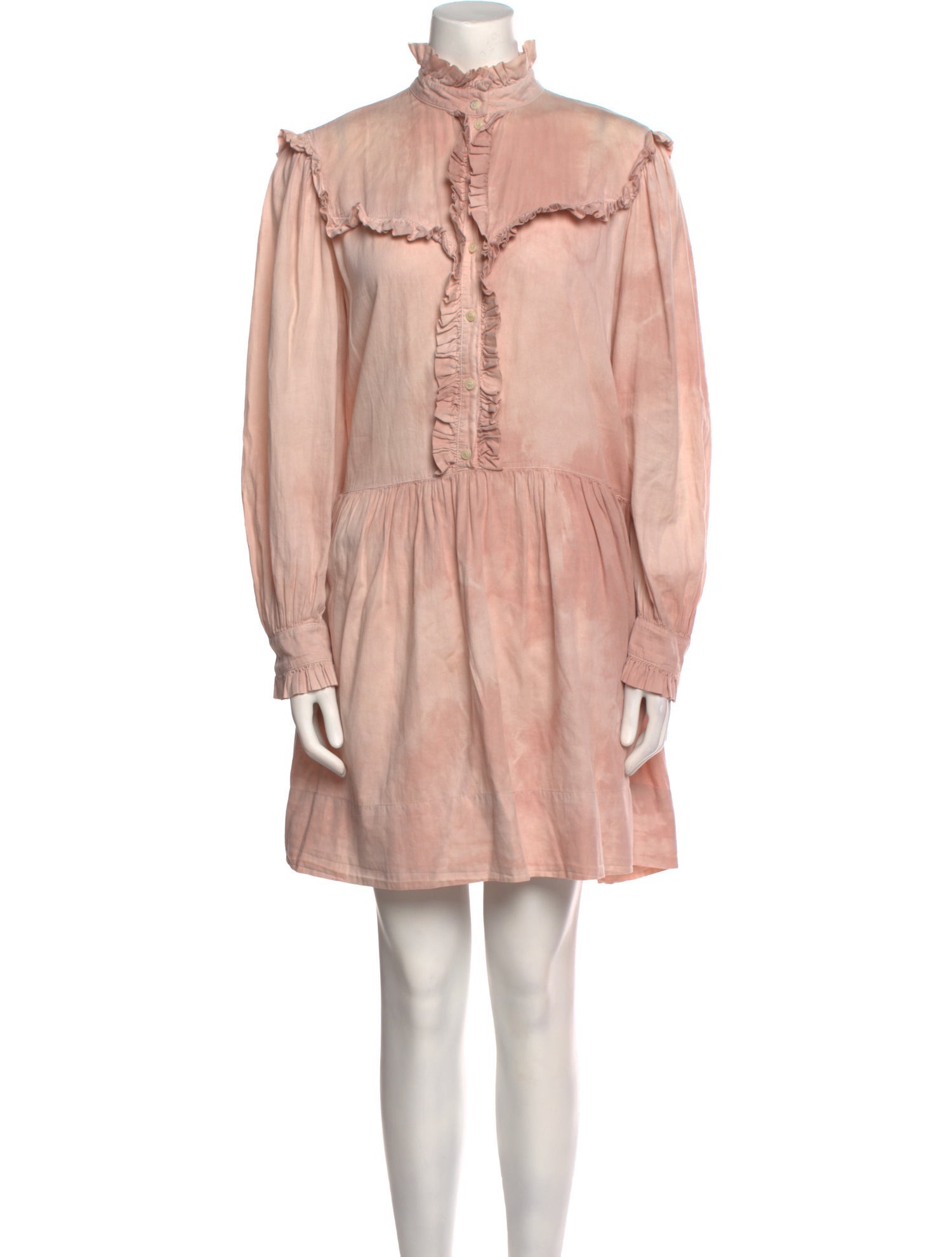 Raquel Allegra Mock Neck Knee-Length Dress