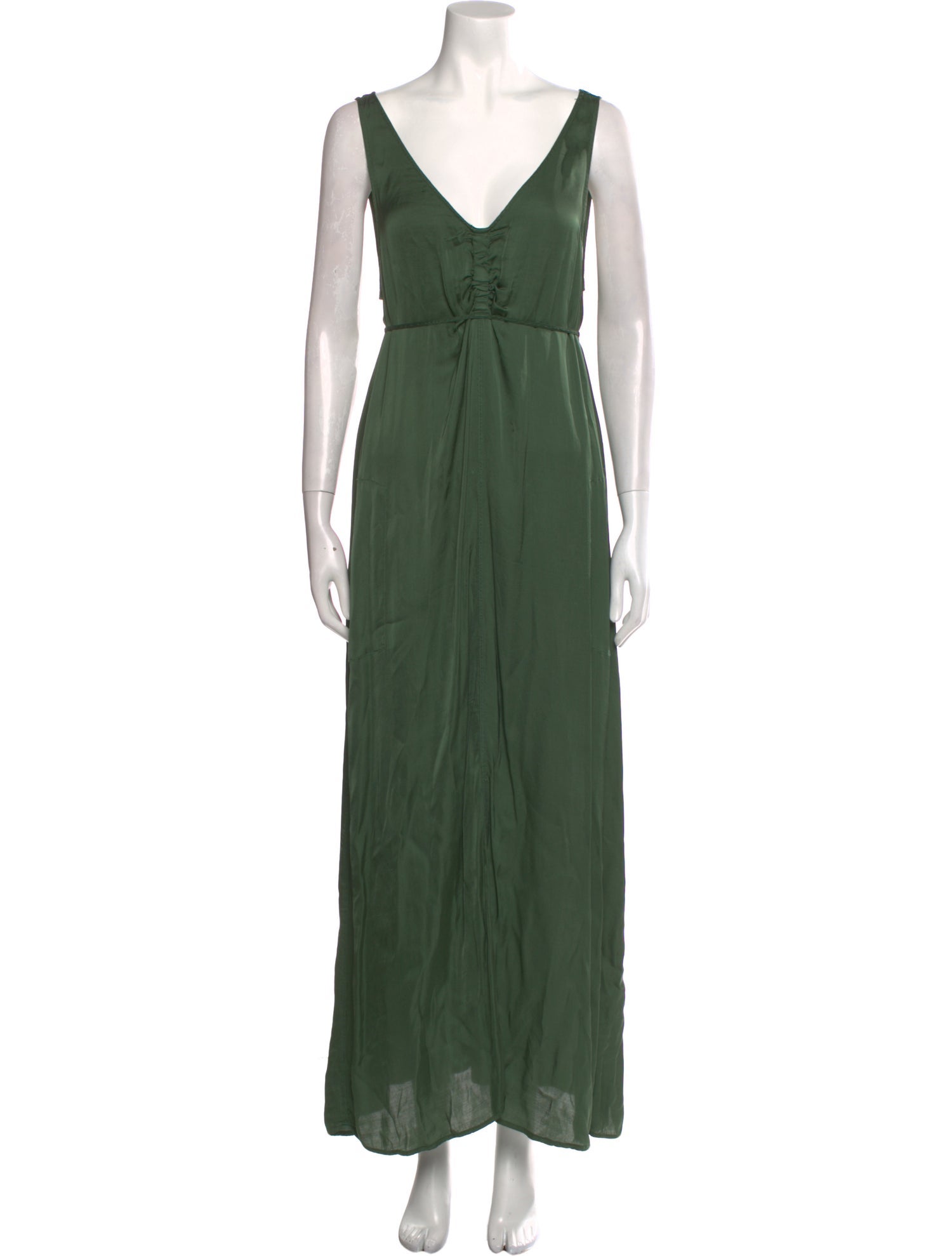Raquel Allegra V-Neck Long Dress
