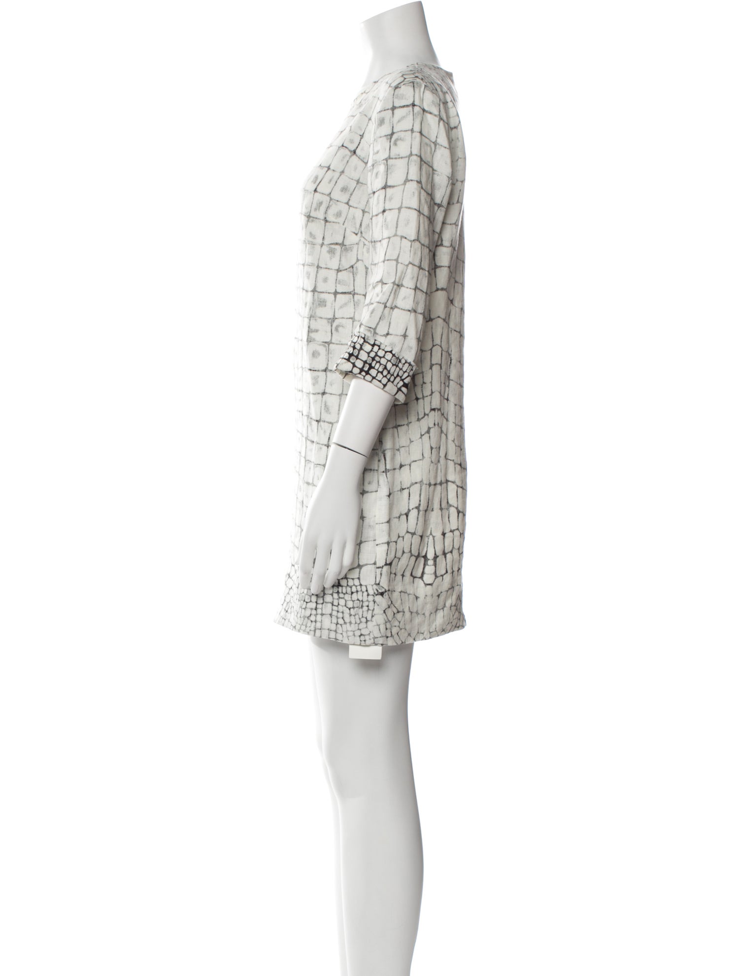 Raquel Allegra Linen Mini Dress