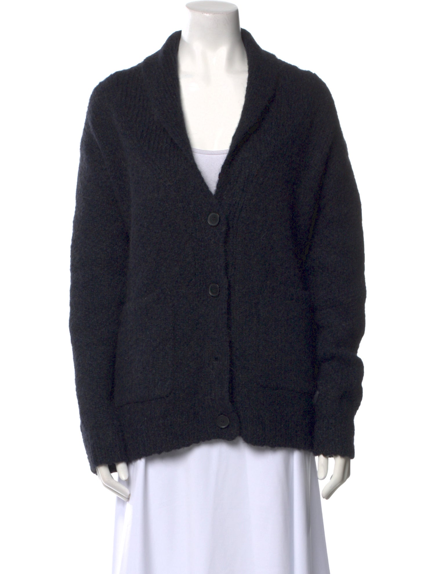 Raquel Allegra Silk Plunge Neckline Sweater