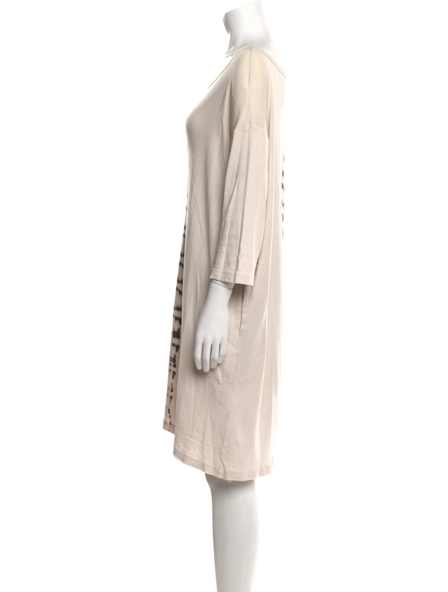 Raquel Allegra Tie-Dye Print Knee-Length Dress