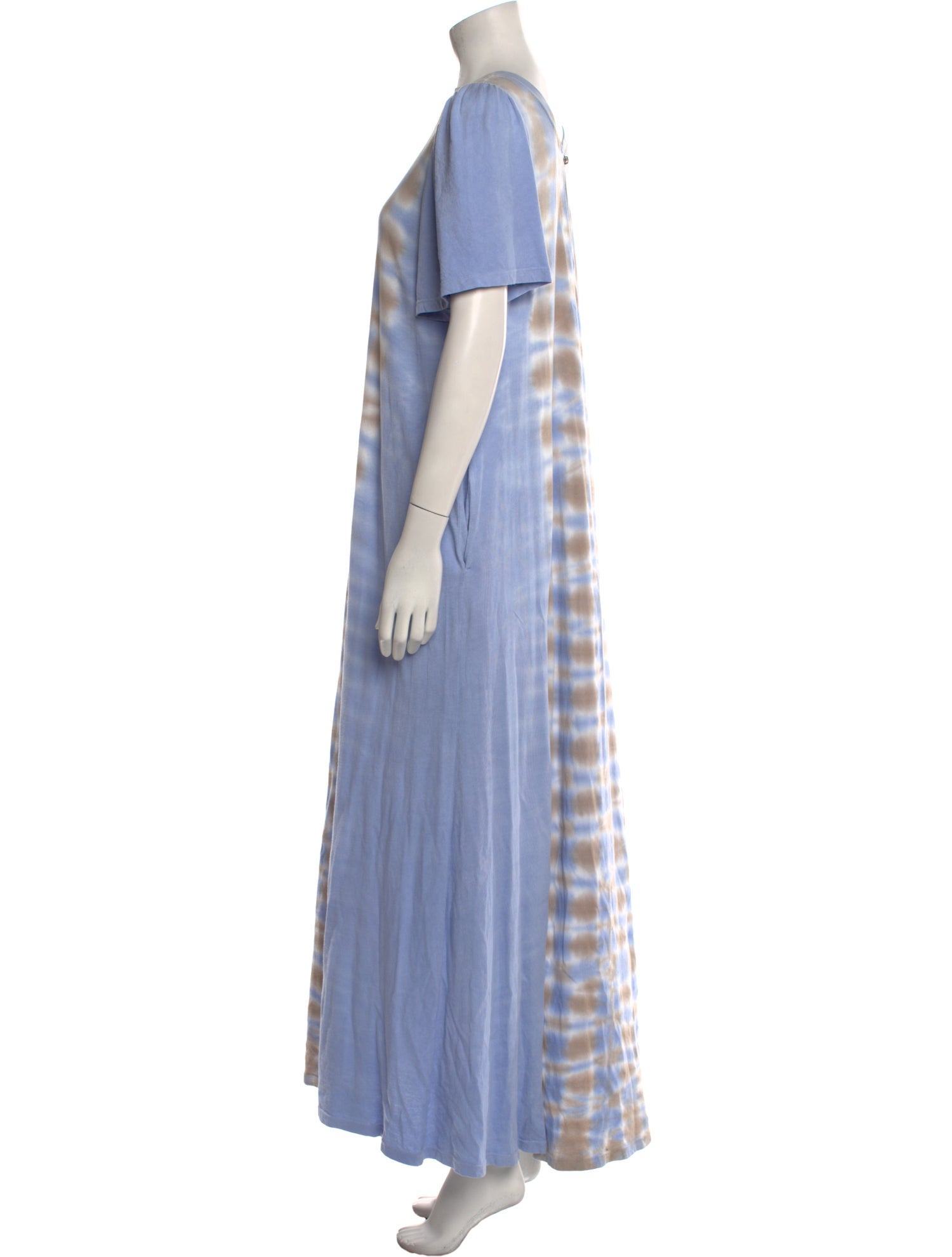 Raquel Allegra Tie-Dye Print Long Dress