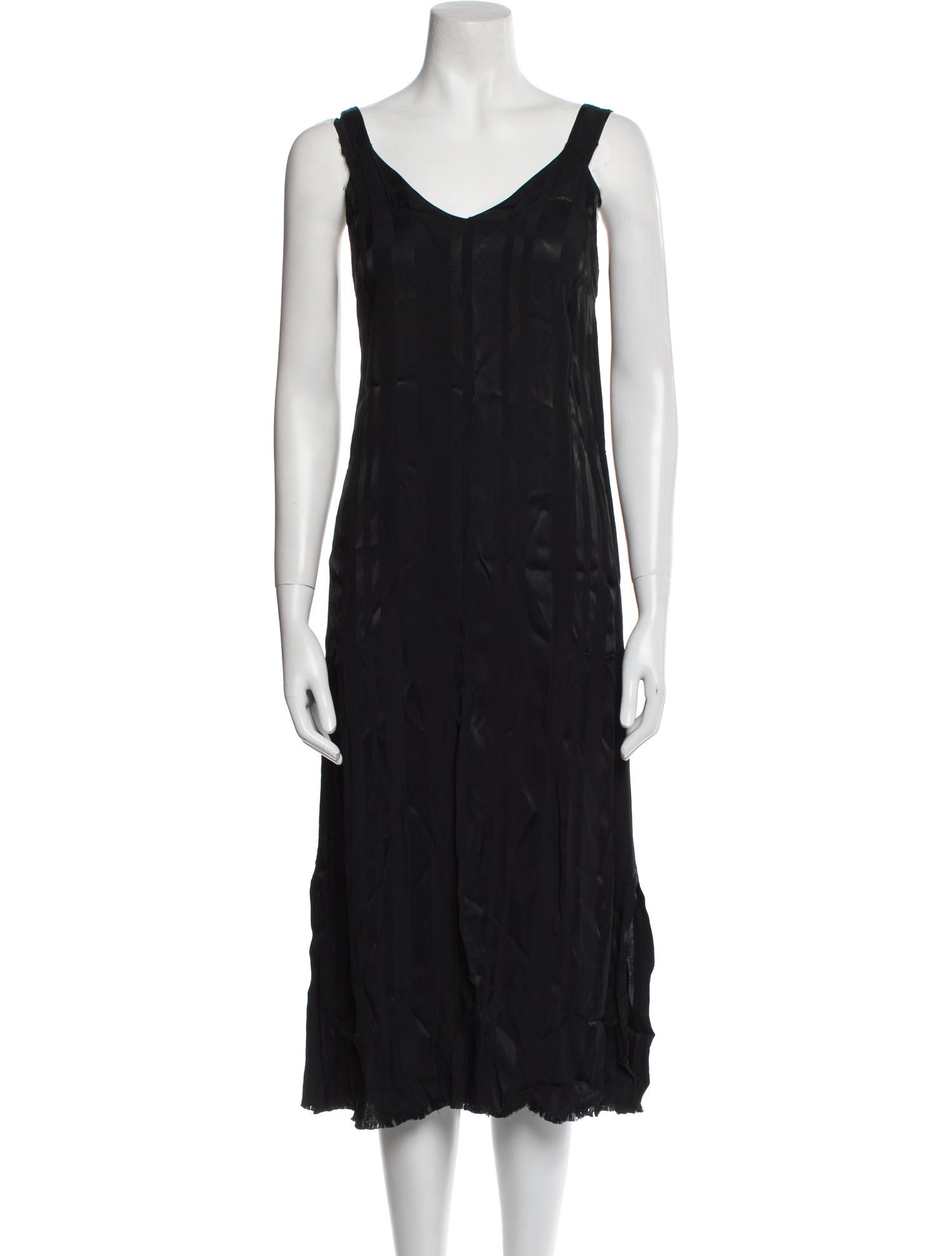 Raquel Allegra V-Neck Midi Length Dress