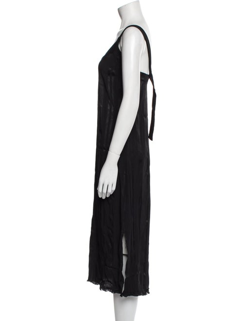 Raquel Allegra V-Neck Midi Length Dress
