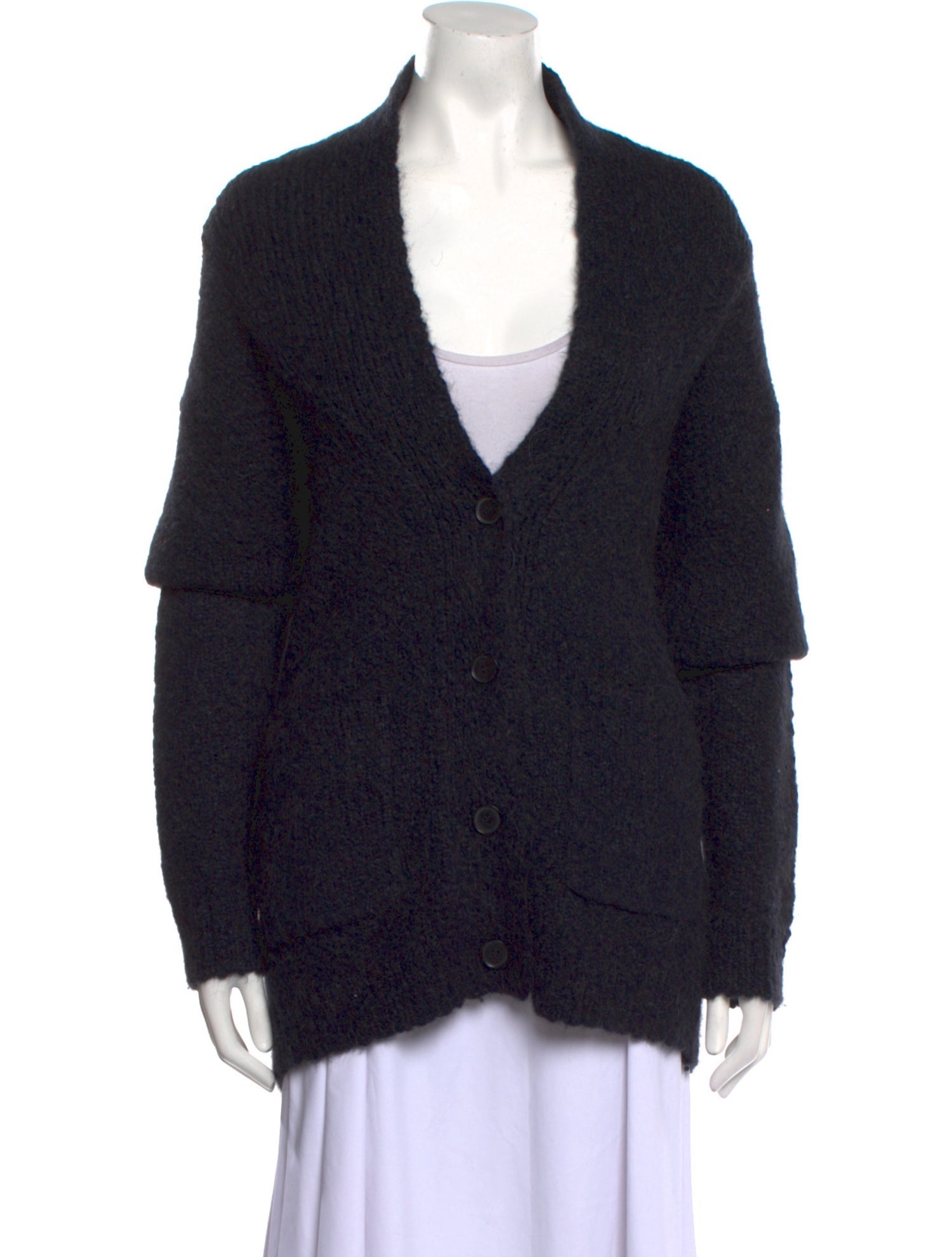 Raquel Allegra Alpaca V-Neck Sweater