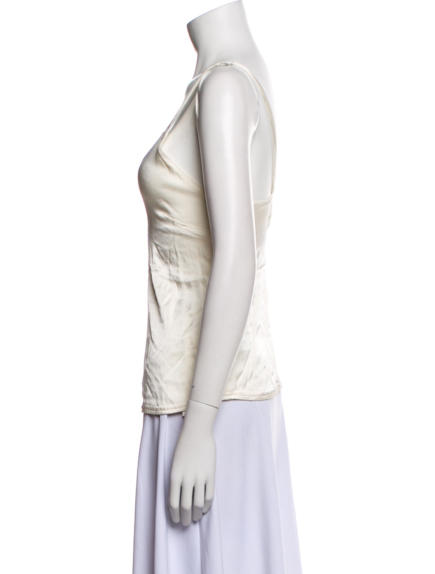 Raquel Allegra Scoop Neck Sleeveless Top