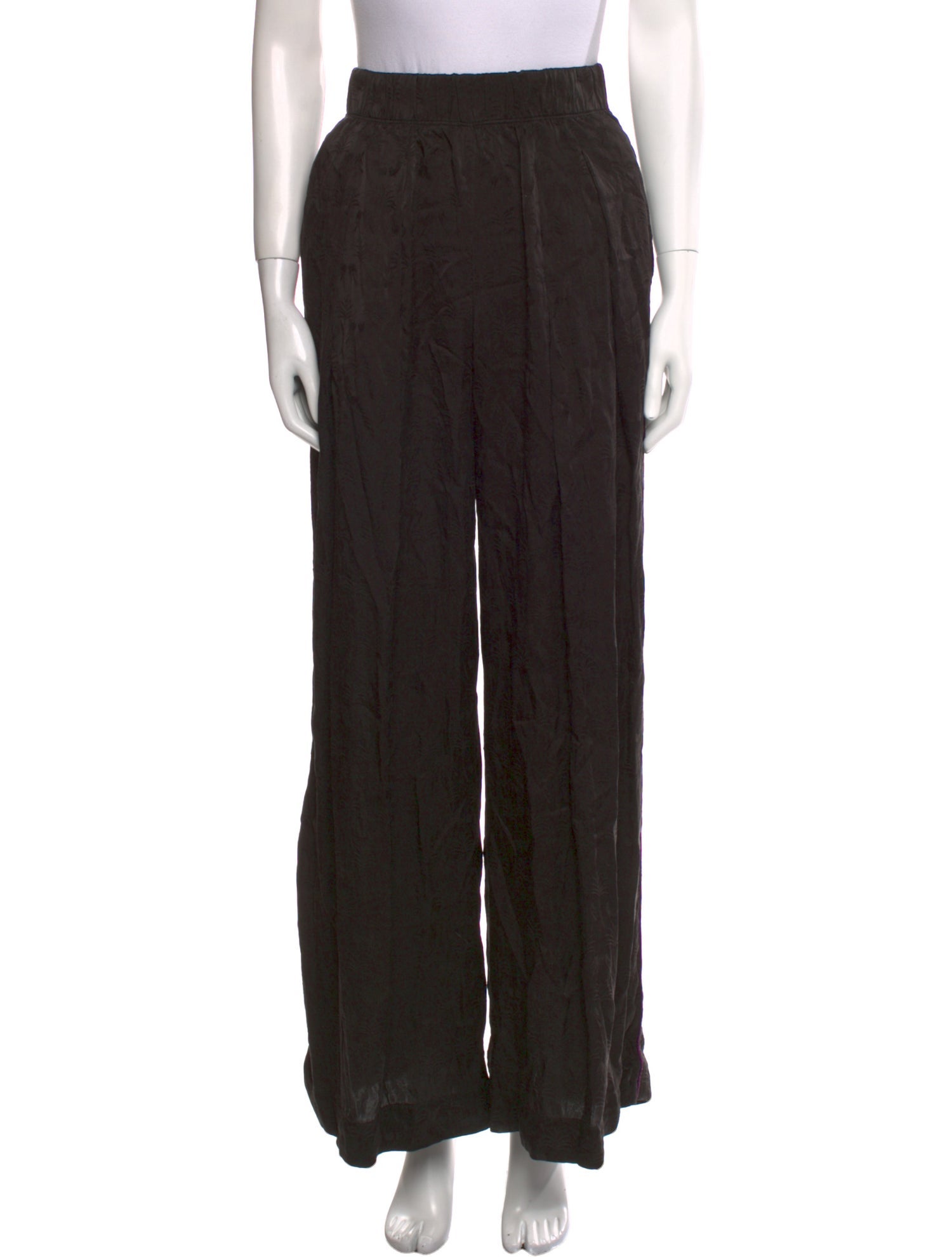 Raquel Allegra Silk Wide Leg Pants