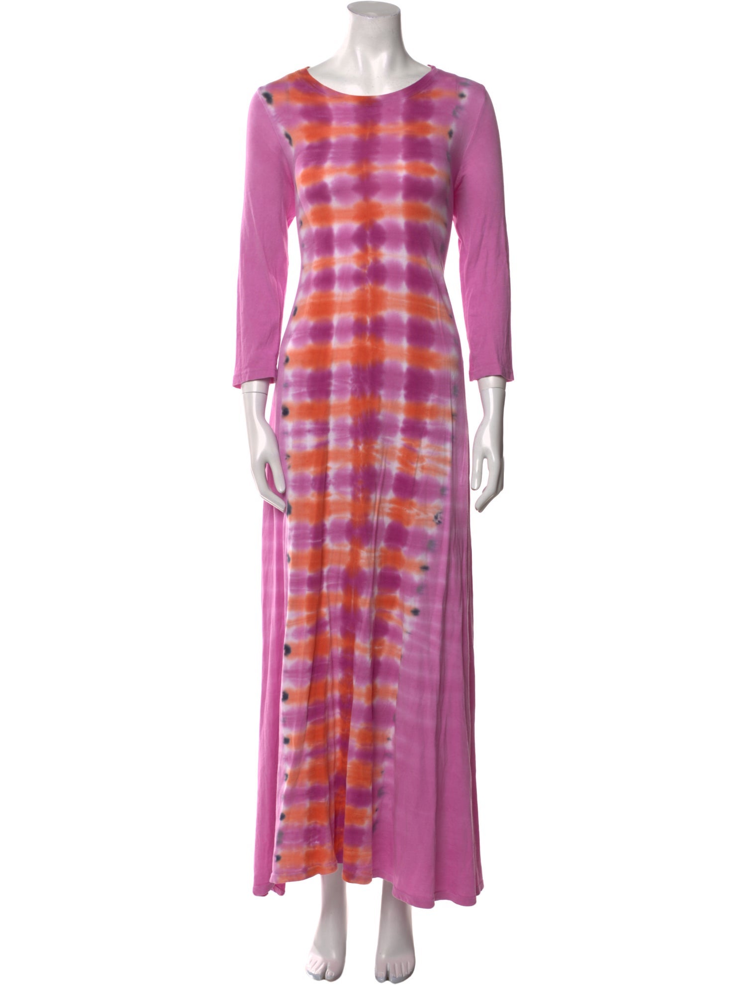 Raquel Allegra Tie-Dye Print Long Dress