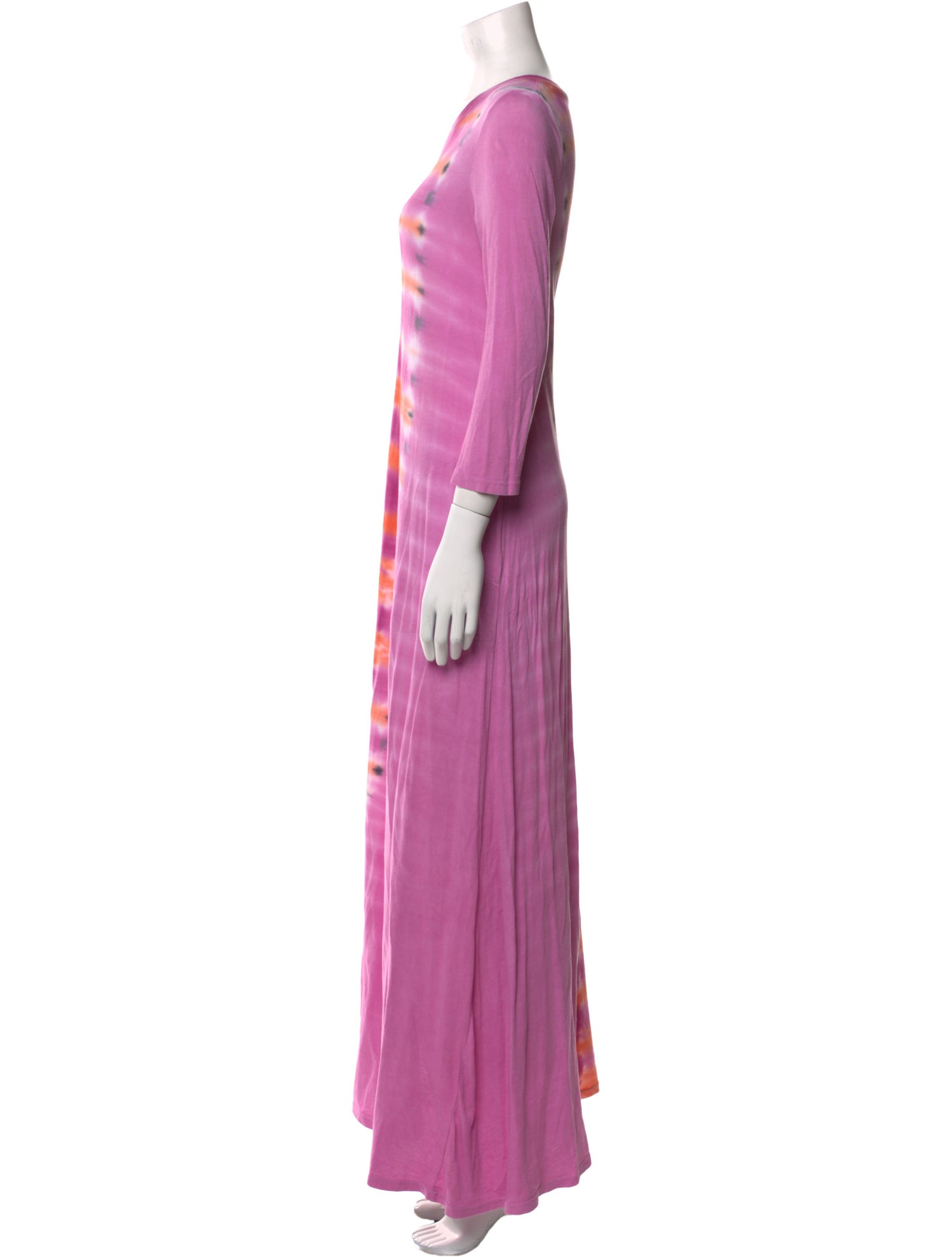 Raquel Allegra Tie-Dye Print Long Dress