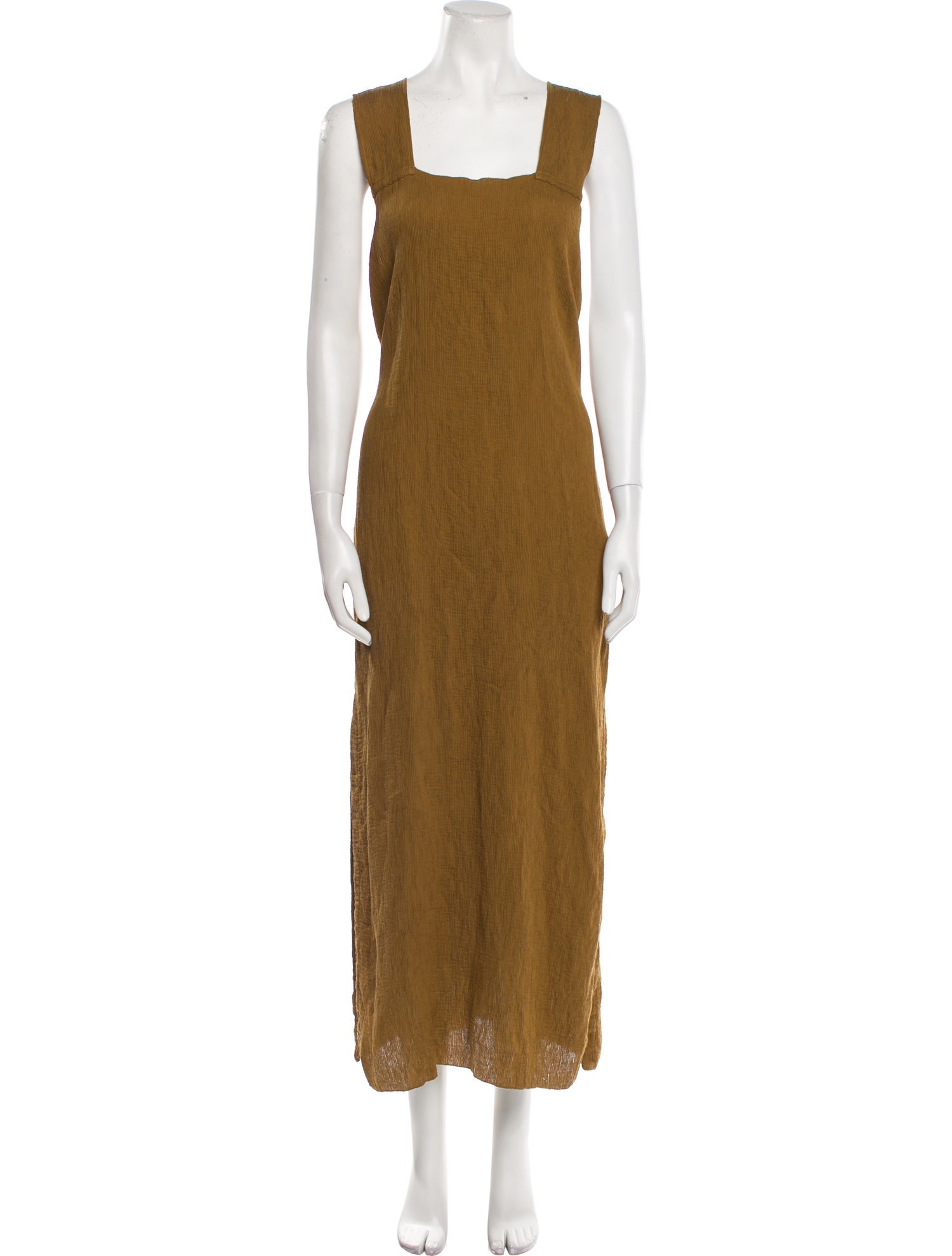 Raquel Allegra Square Neckline Long Dress
