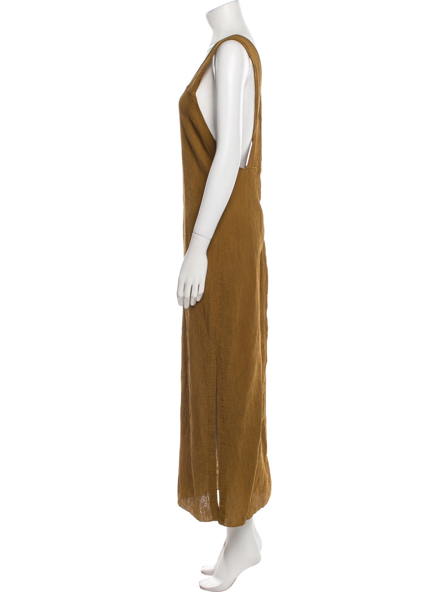 Raquel Allegra Square Neckline Long Dress