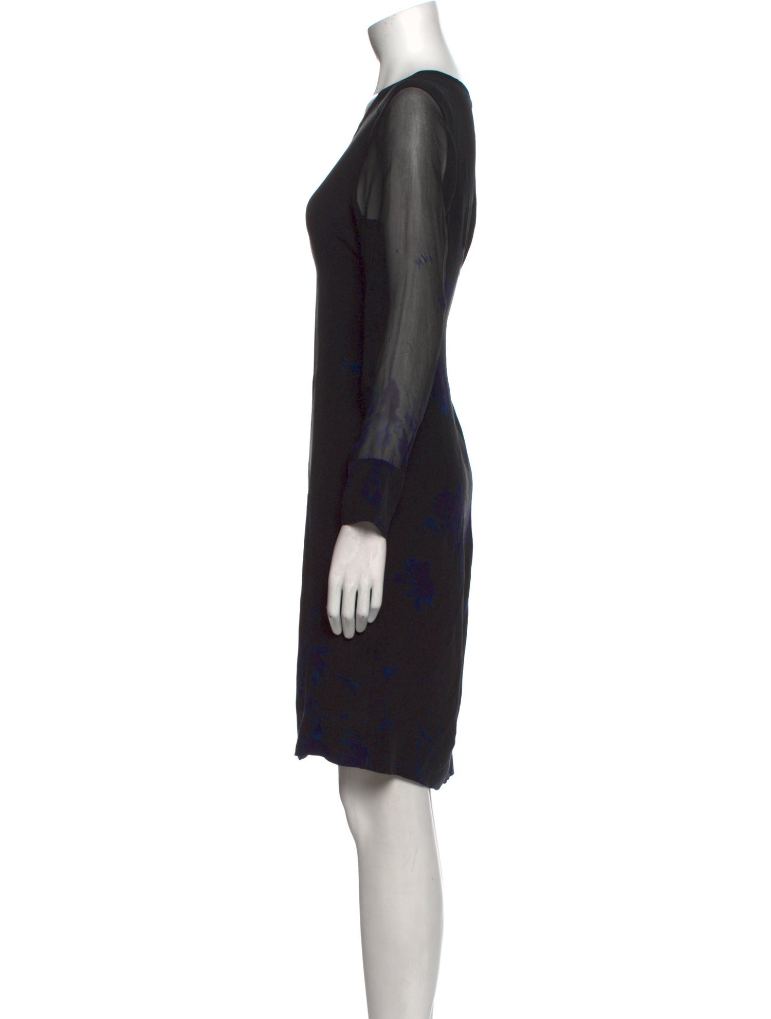 Raquel Allegra Silk Knee-Length Dress