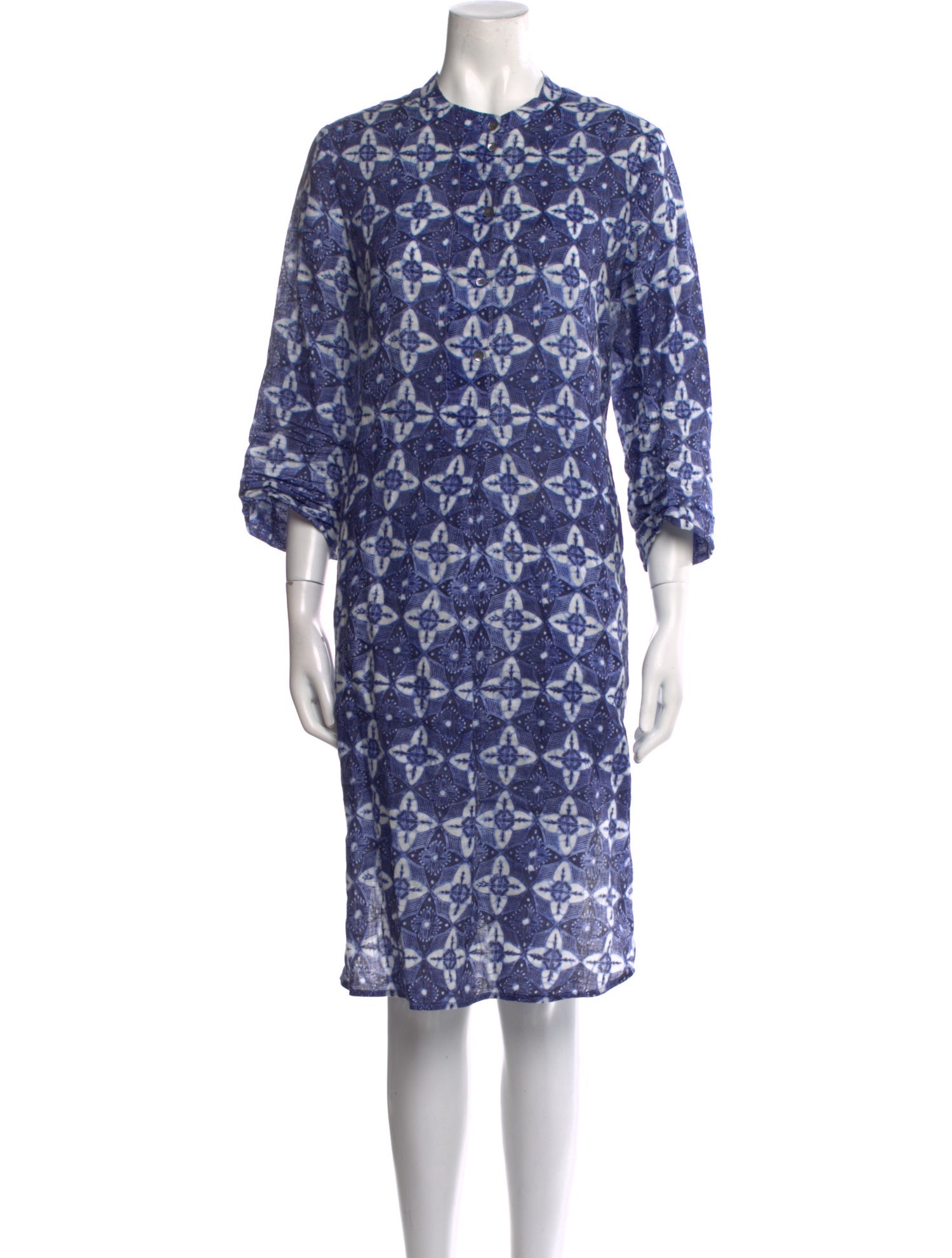 Raquel Allegra Linen Midi Length Dress