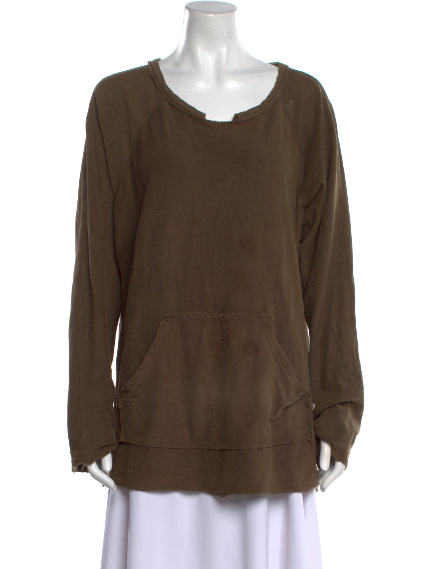 Raquel Allegra Scoop Neck Long Sleeve Tunic