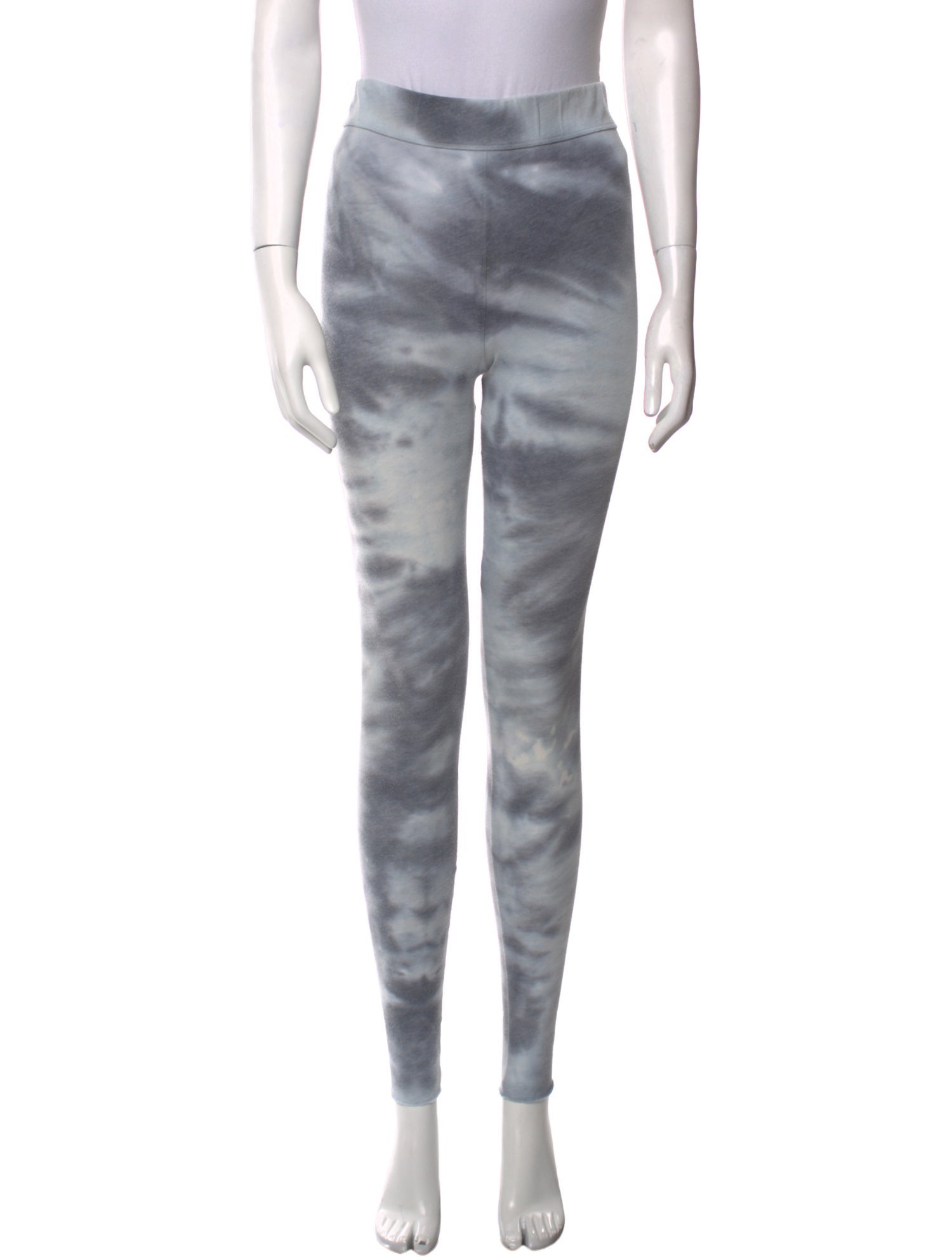 Raquel Allegra Tie-Dye Print Skinny Leg Pants