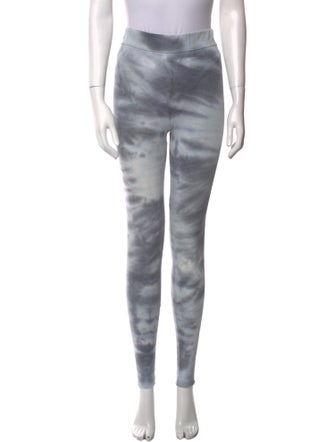 Raquel Allegra Tie-Dye Print Skinny Leg Pants