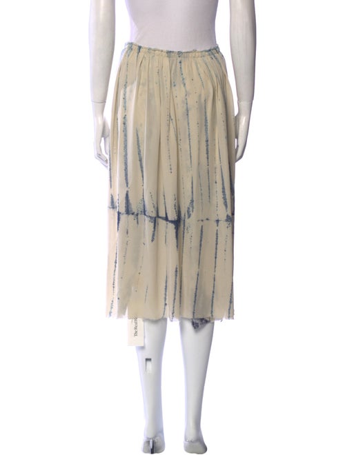 Raquel Allegra Tie-Dye Print Knee-Length Skirt