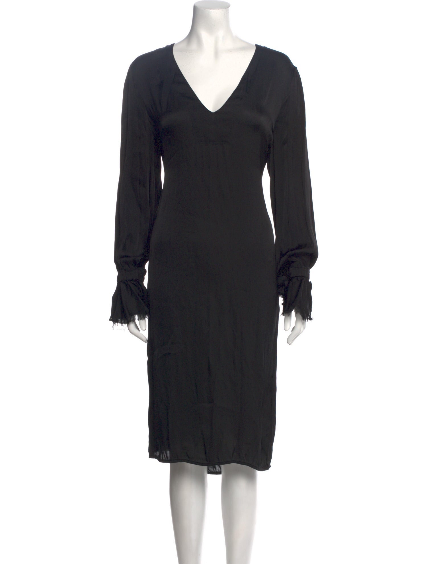 Raquel Allegra V-Neck Midi Length Dress w/ Tags