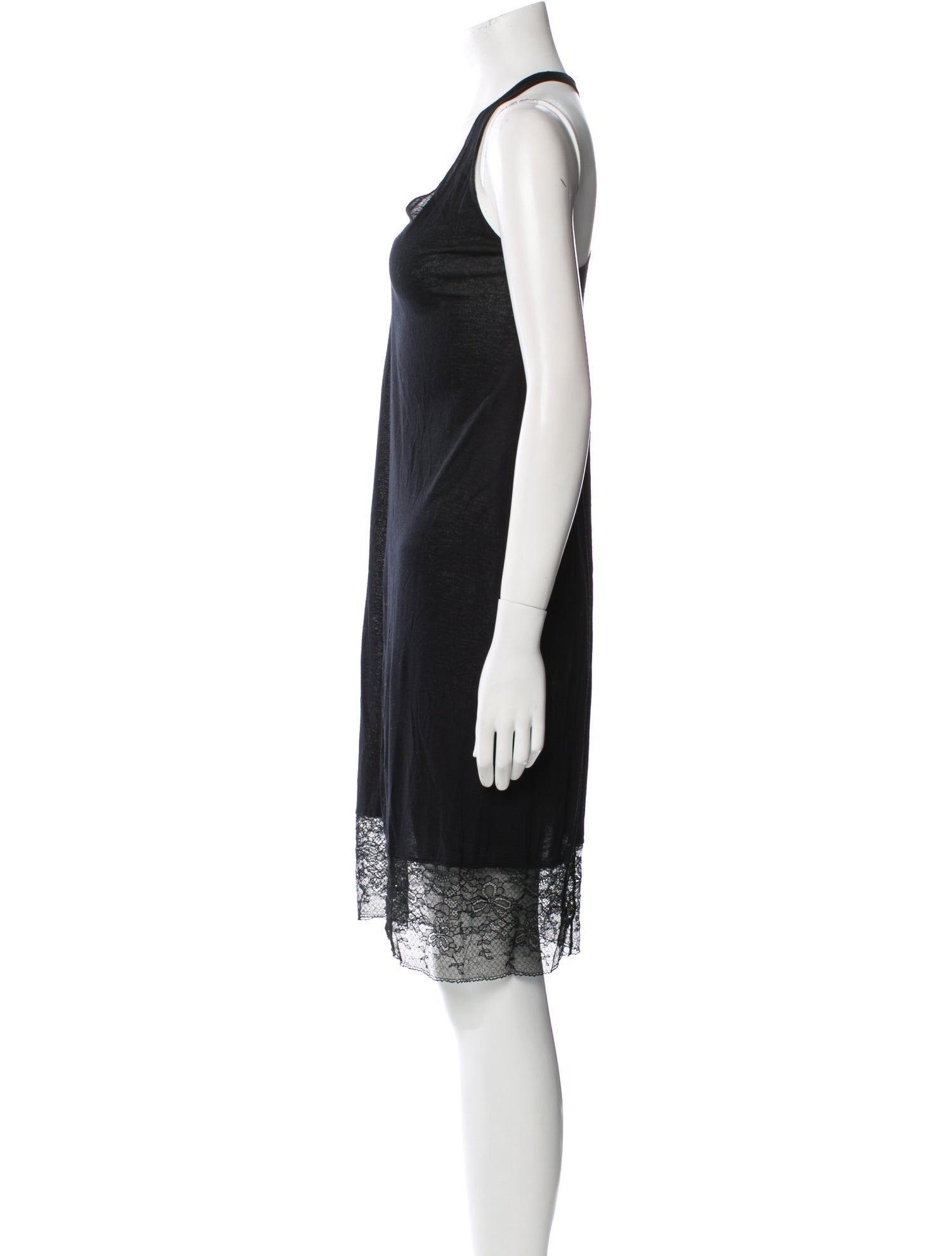 Raquel Allegra Scoop Neck Midi Length Dress