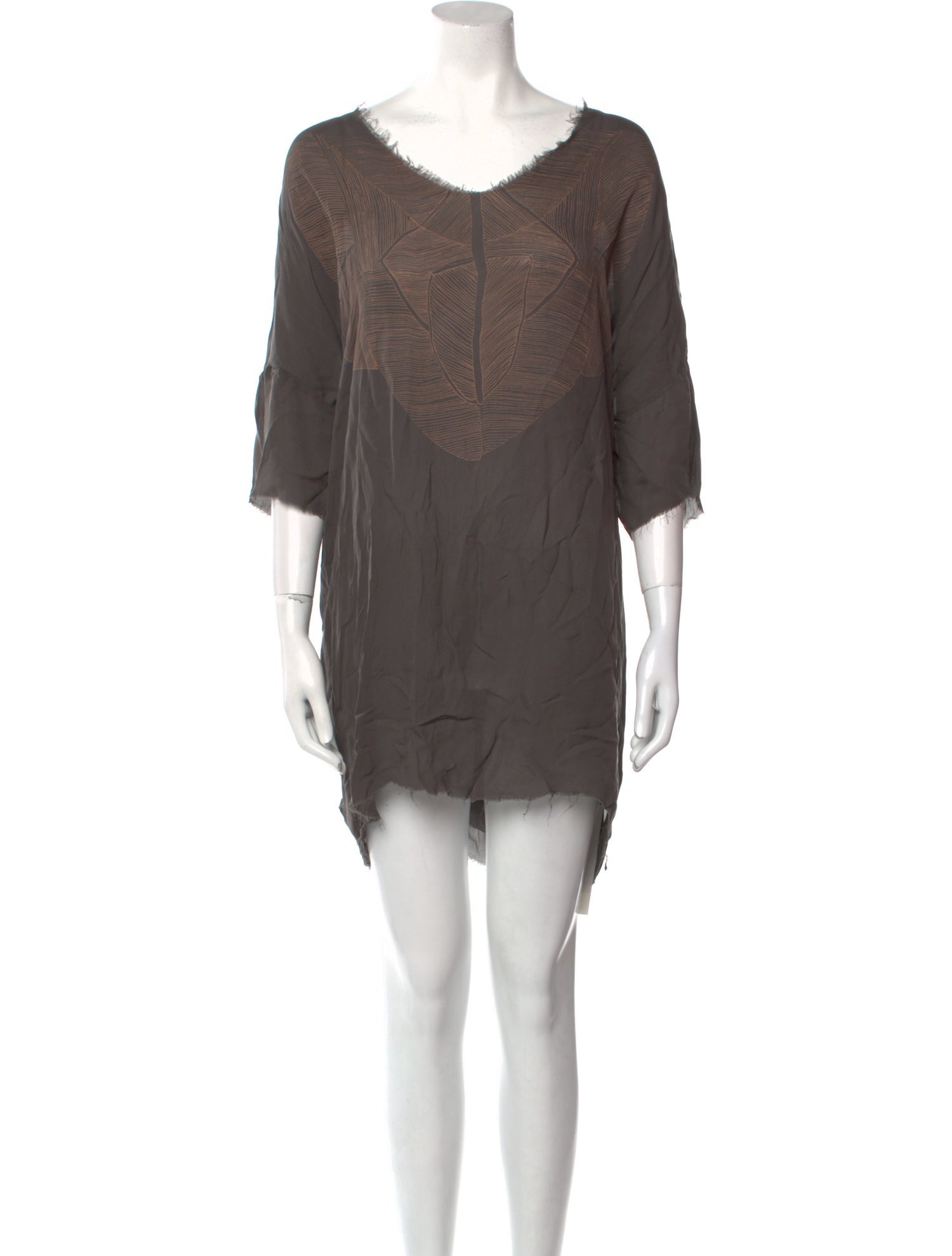 Raquel Allegra Silk V-Neck Tunic