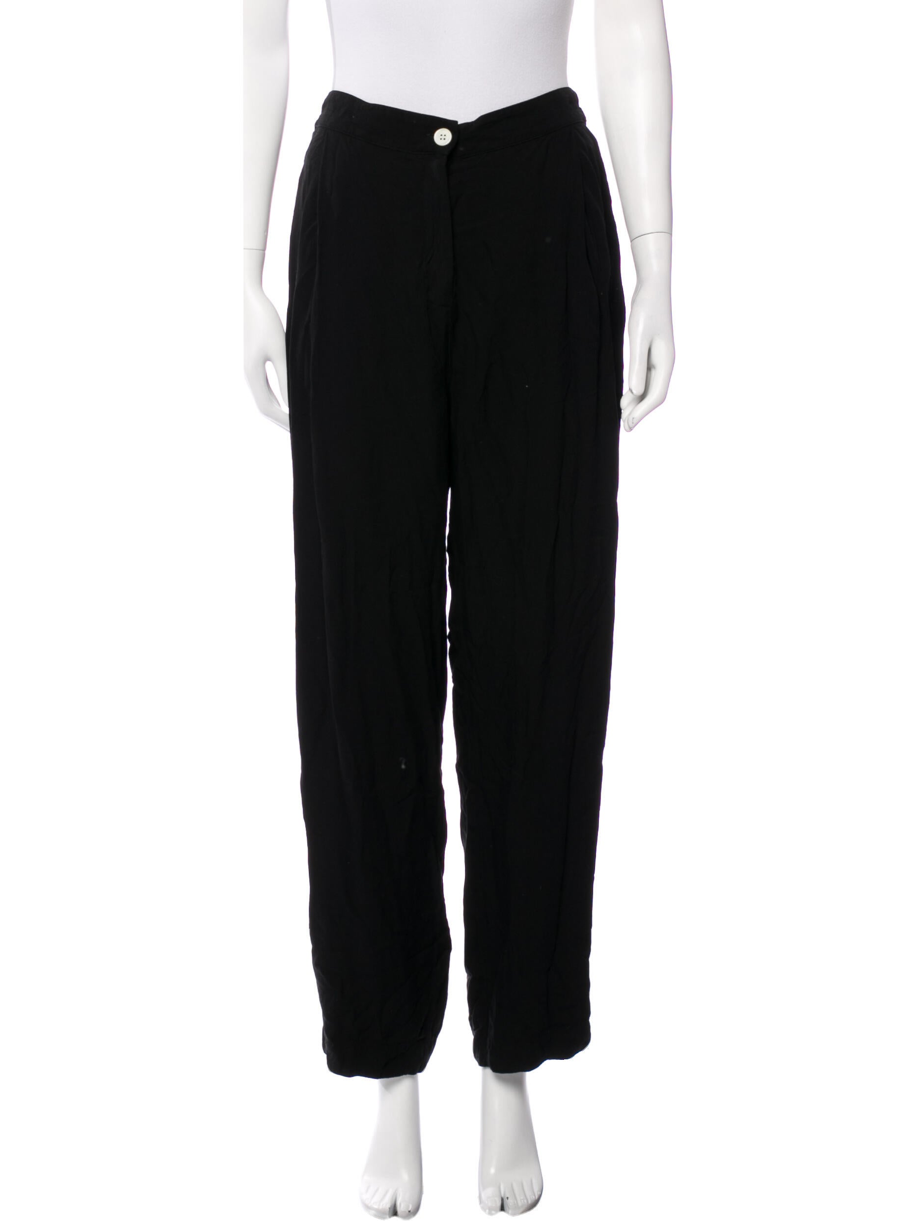 Forte Forte Straight Leg Pants - Black, 14