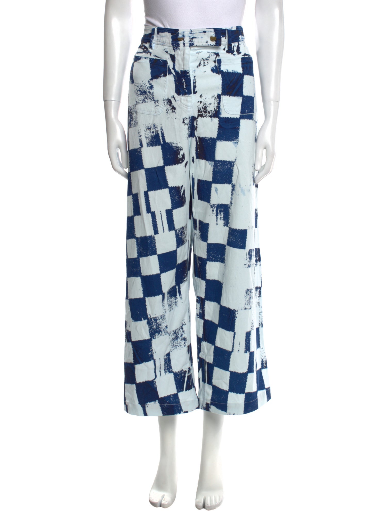 Raquel Allegra Printed Wide Leg Pants