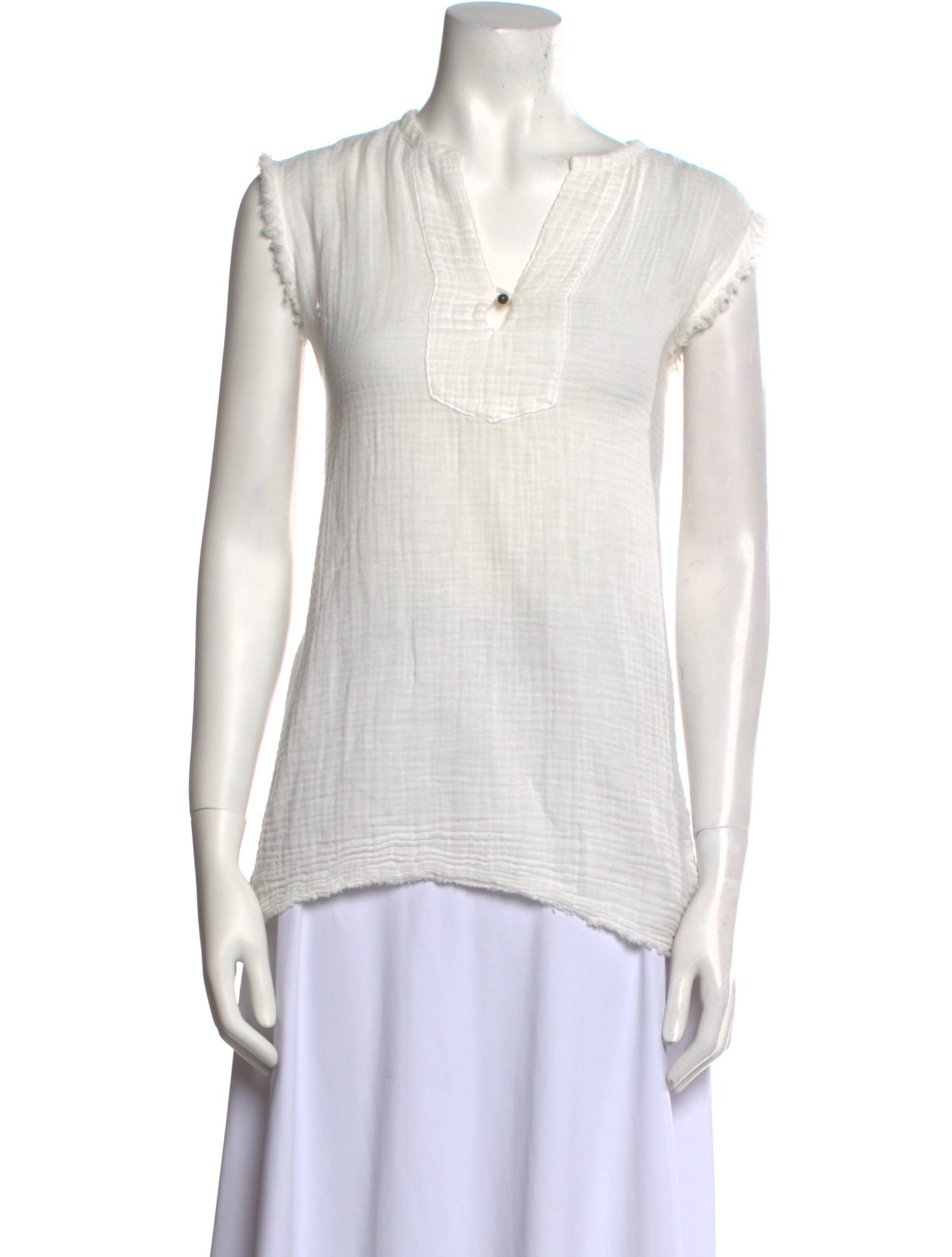 Raquel Allegra V-Neck Sleeveless Top