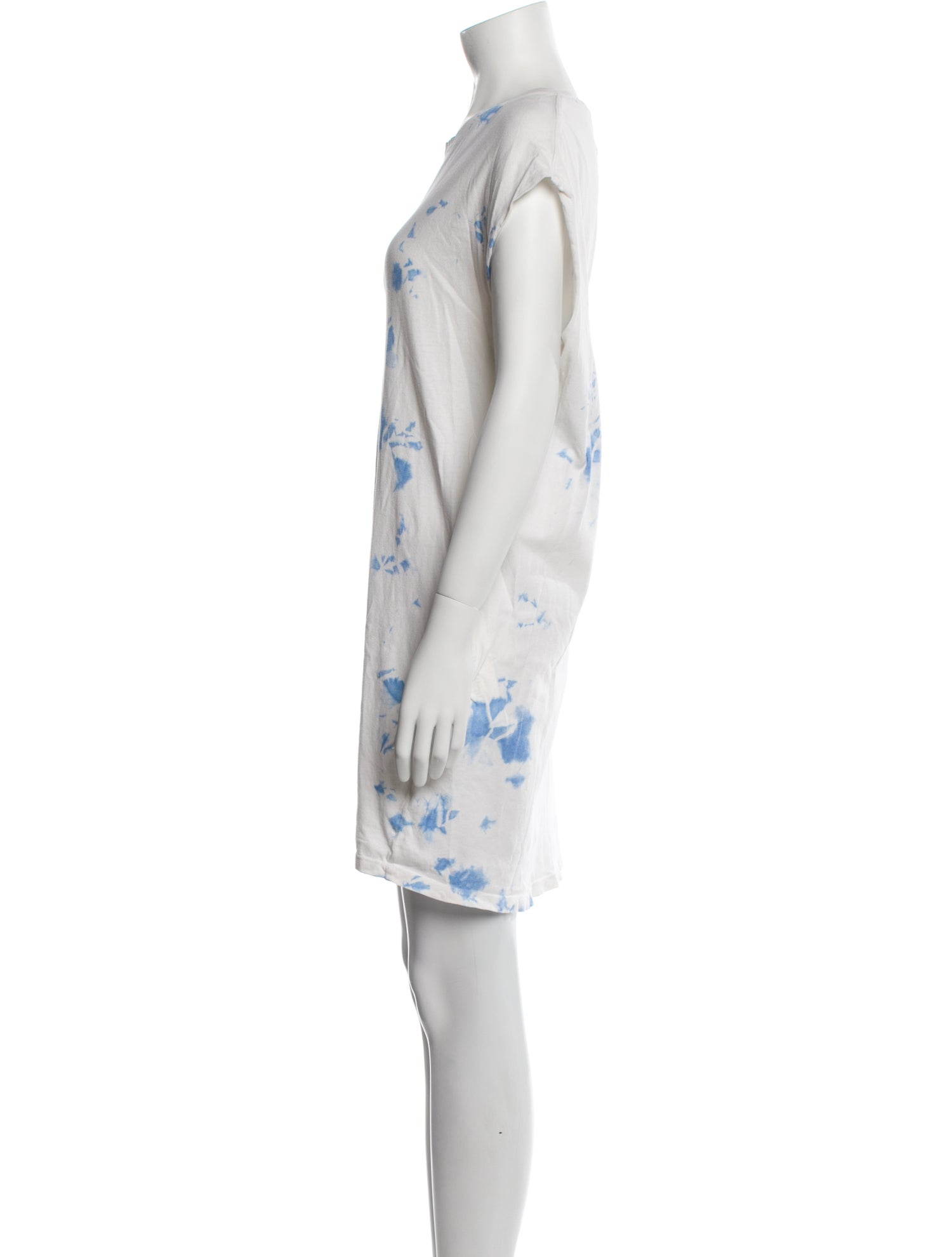 Raquel Allegra Tie-Dye Print Mini Dress