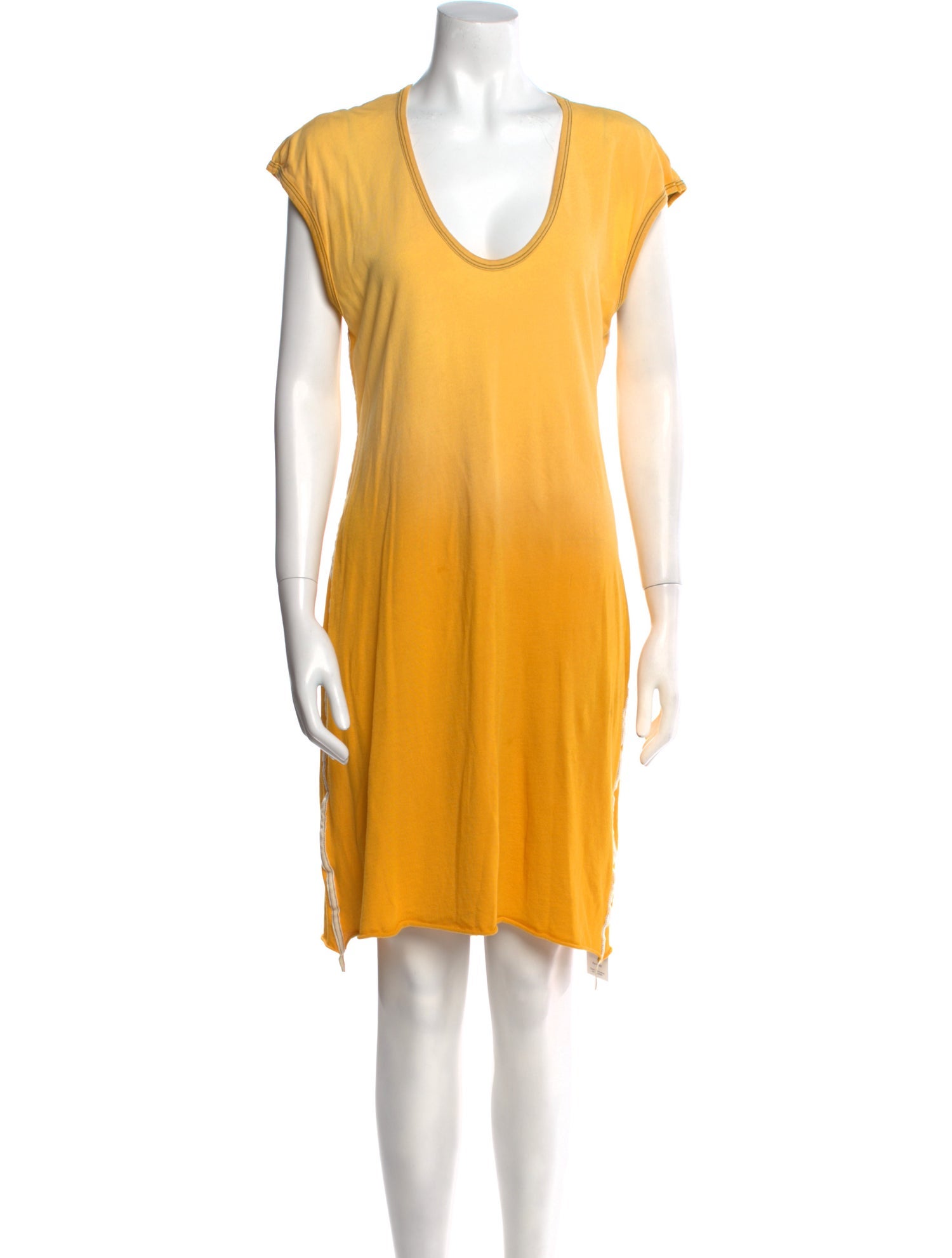 Raquel Allegra Scoop Neck Knee-Length Dress