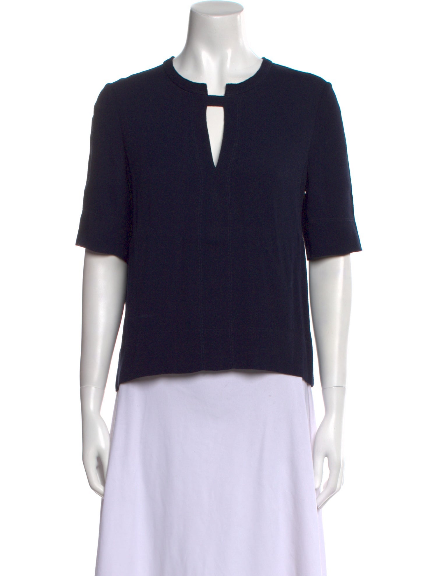 Raquel Allegra Crew Neck Short Sleeve Top