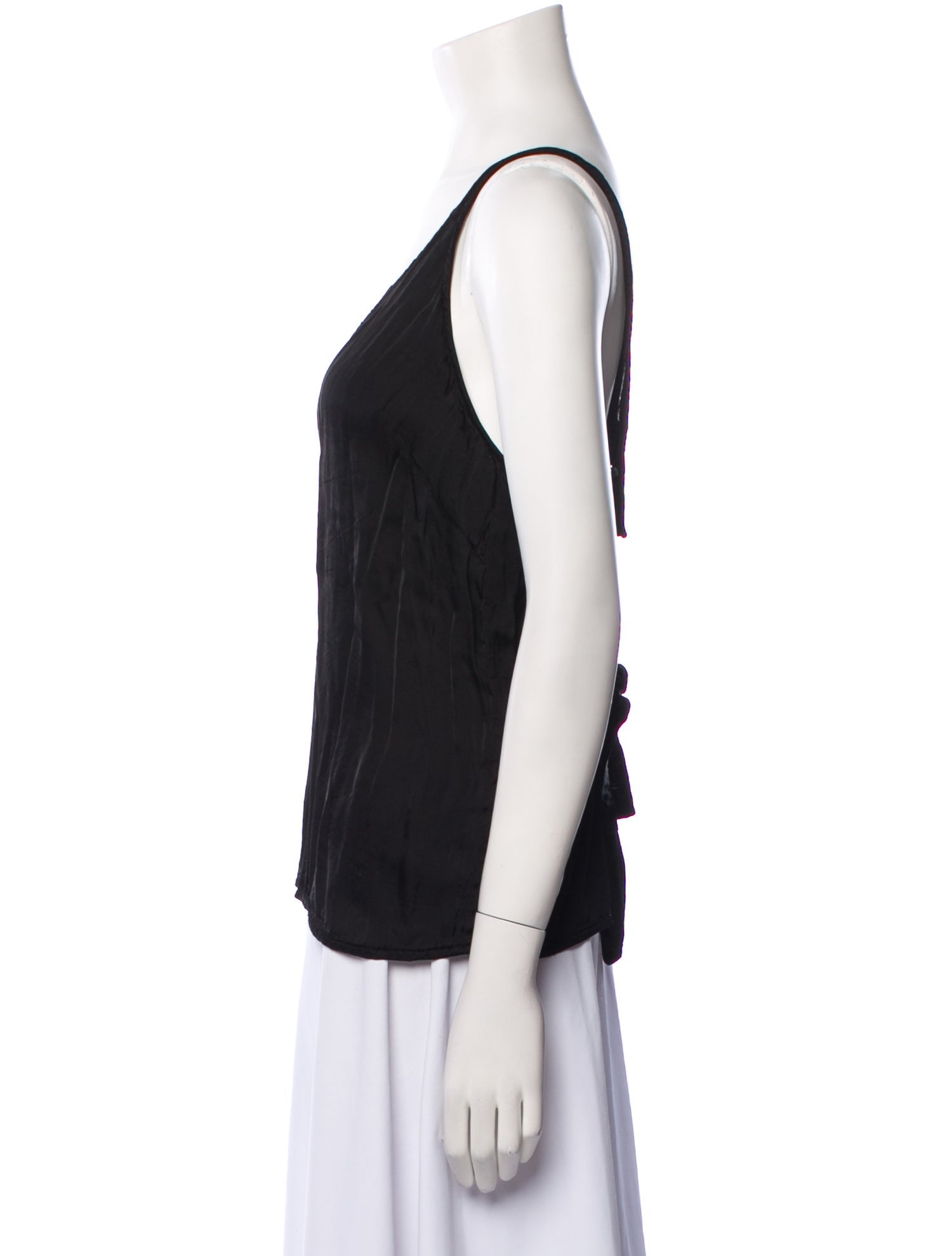 Raquel Allegra V-Neck Sleeveless Top