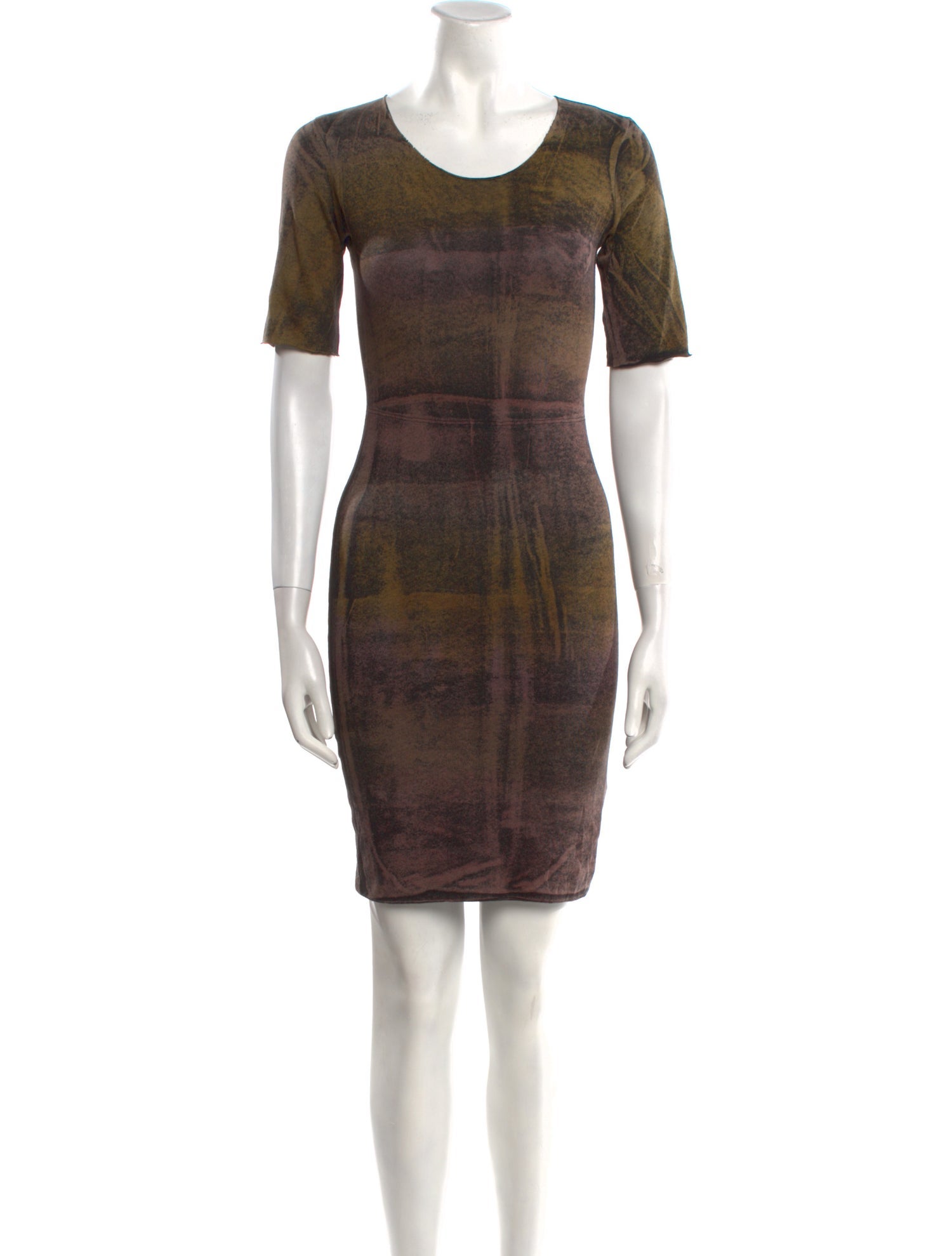 Raquel Allegra Tie-Dye Print Mini Dress